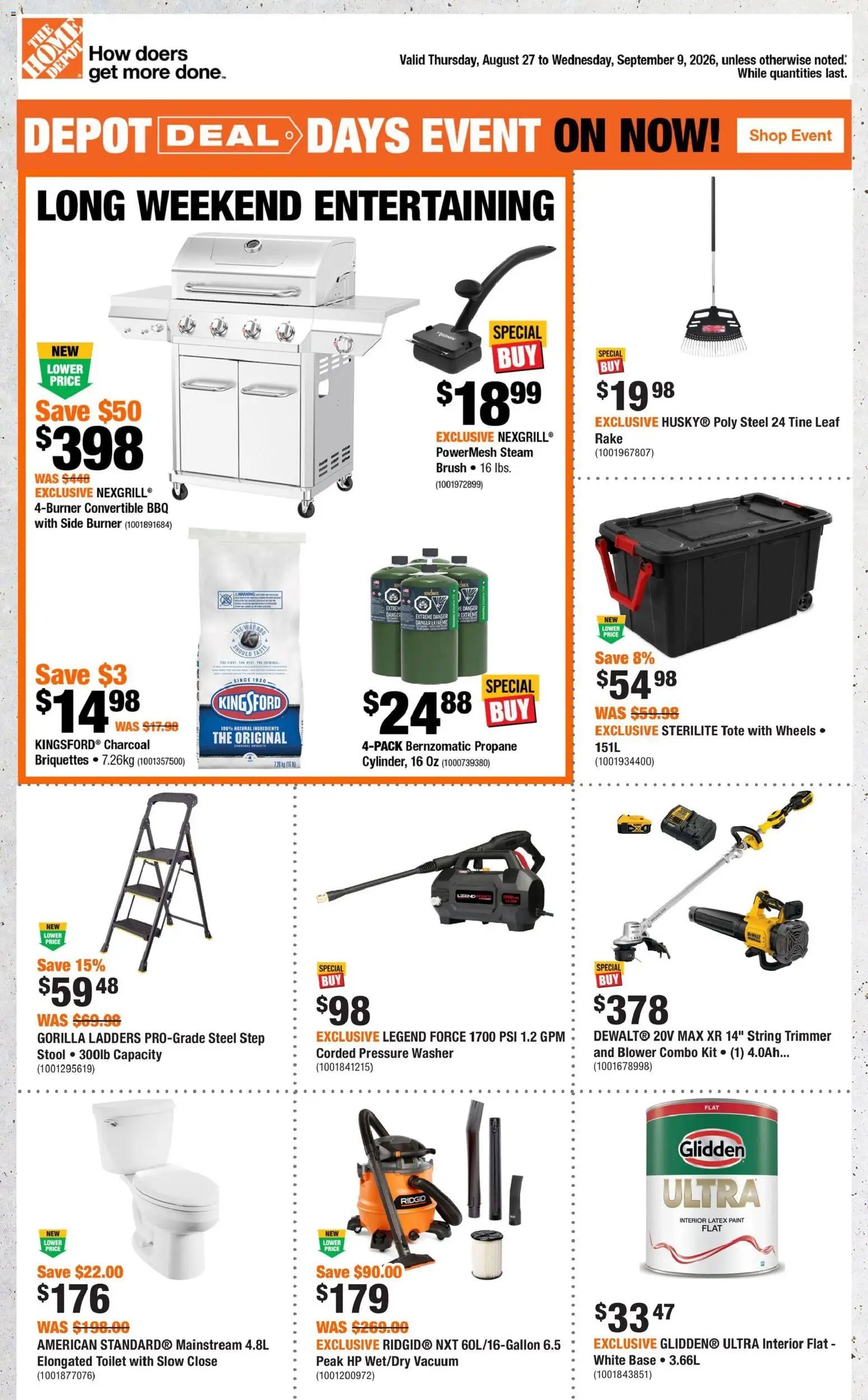 Home Depot weekly flyer / circulaire