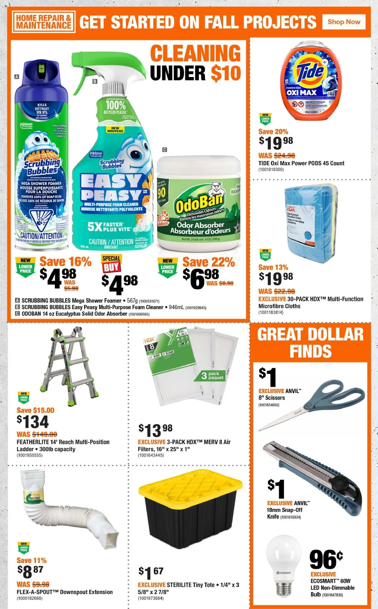 Home Depot weekly flyer / circulaire