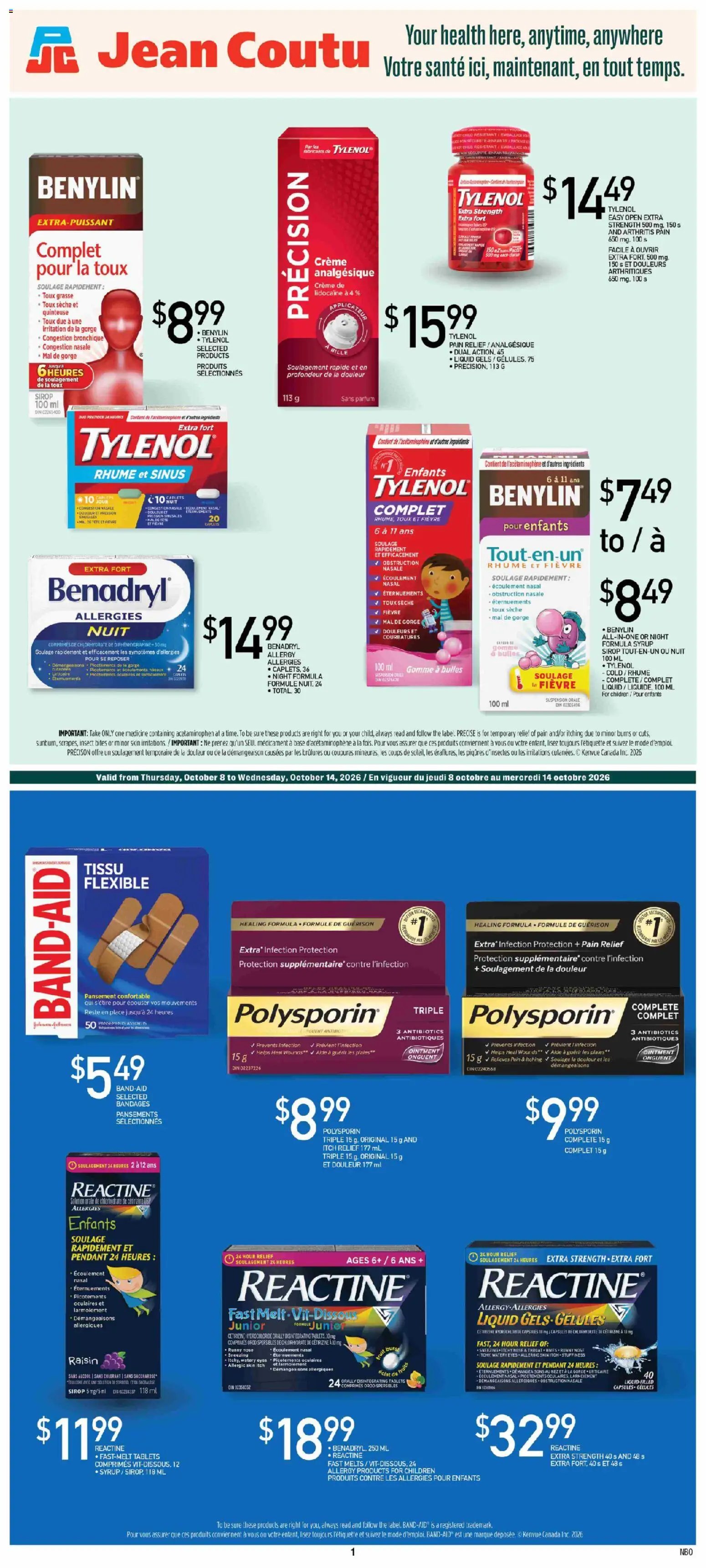 Jean Coutu flyer - Pharma Booklet