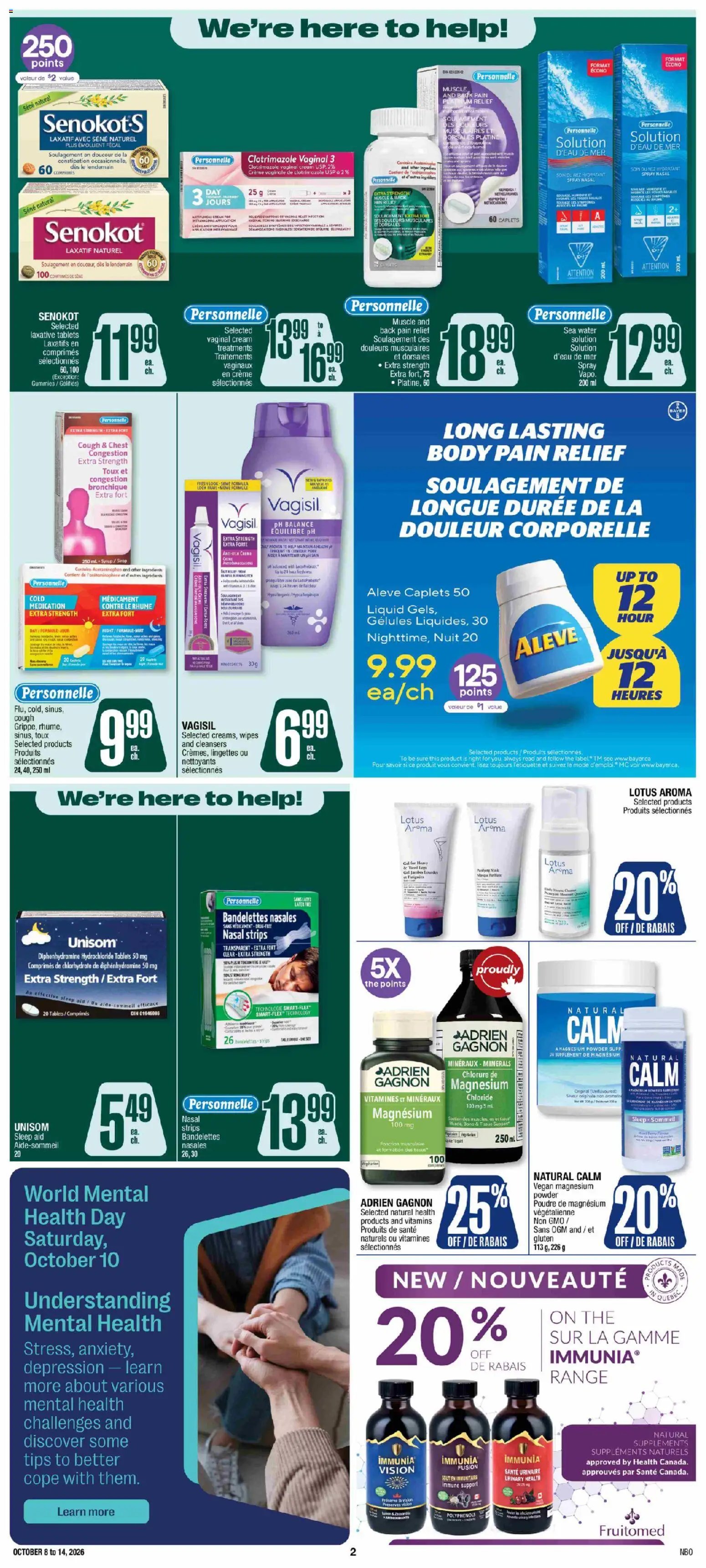 Jean Coutu flyer - Pharma Booklet