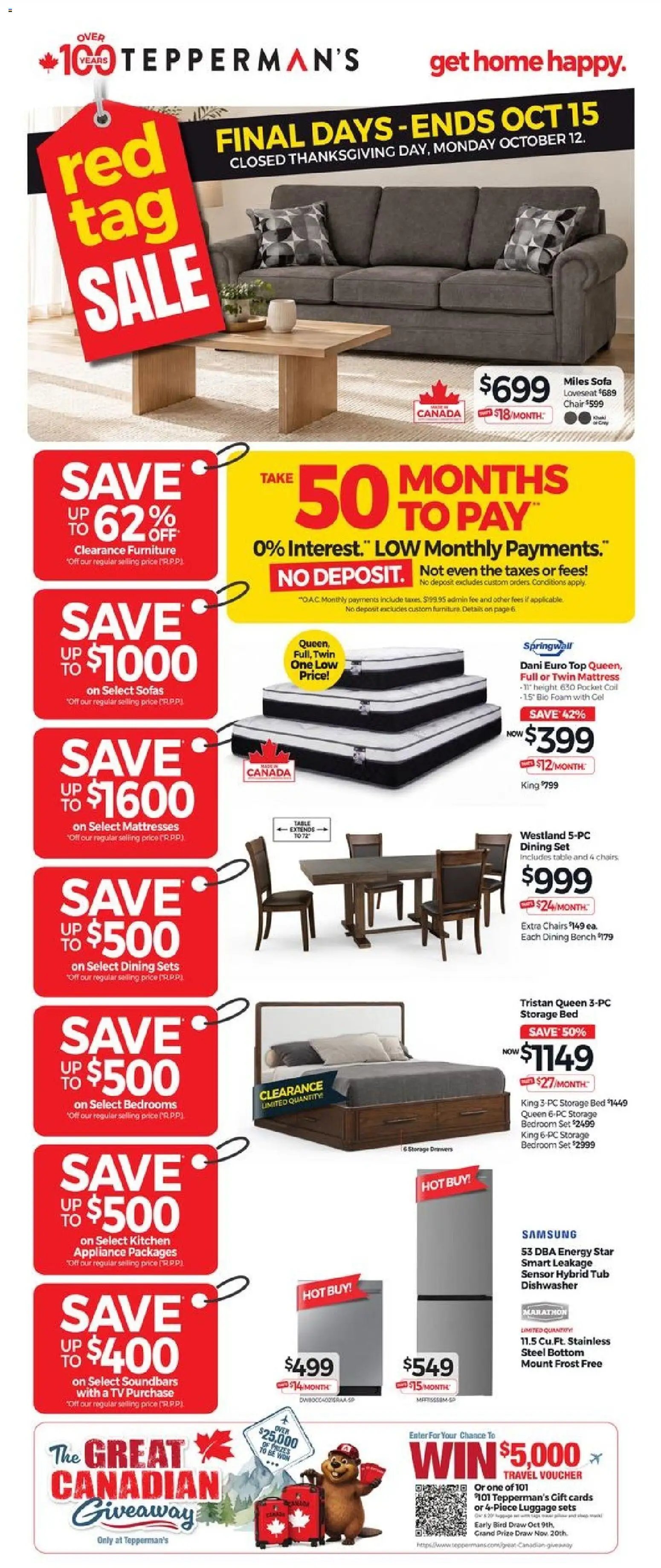 Tepperman's weekly flyer / circulaire