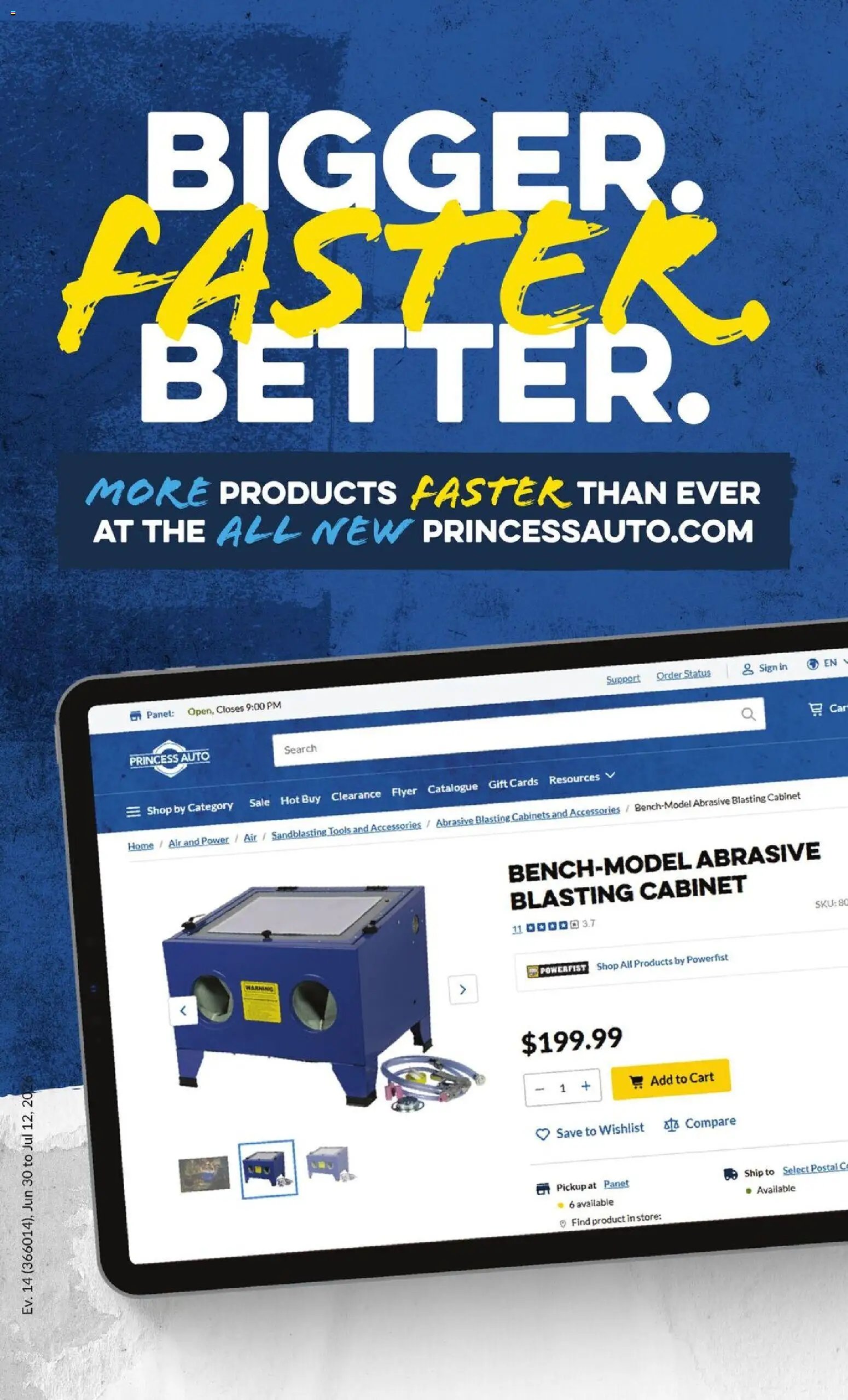 Princess Auto flyer - 2 Week Sale!