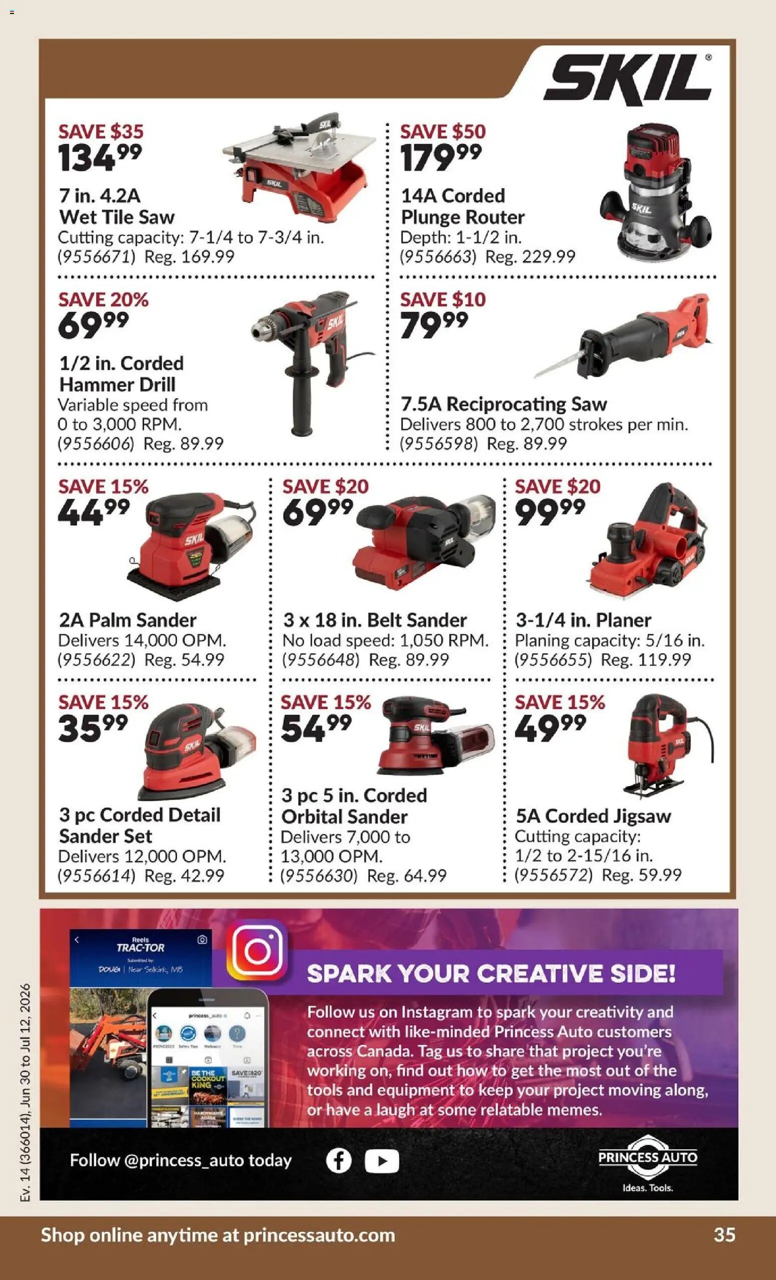 Princess Auto flyer - 2 Week Sale!