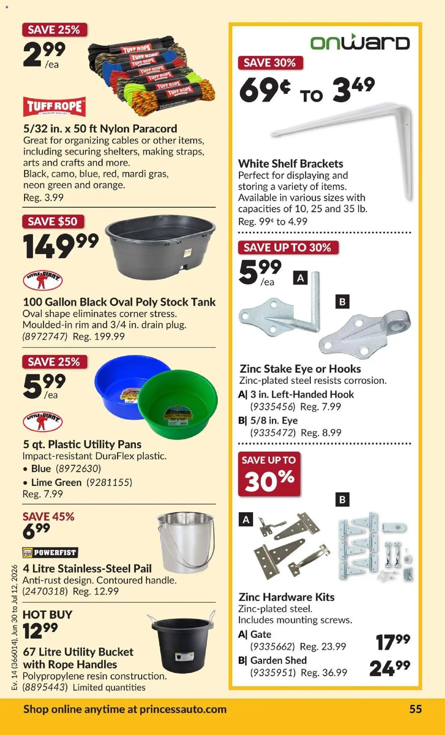 Princess Auto flyer - 2 Week Sale!