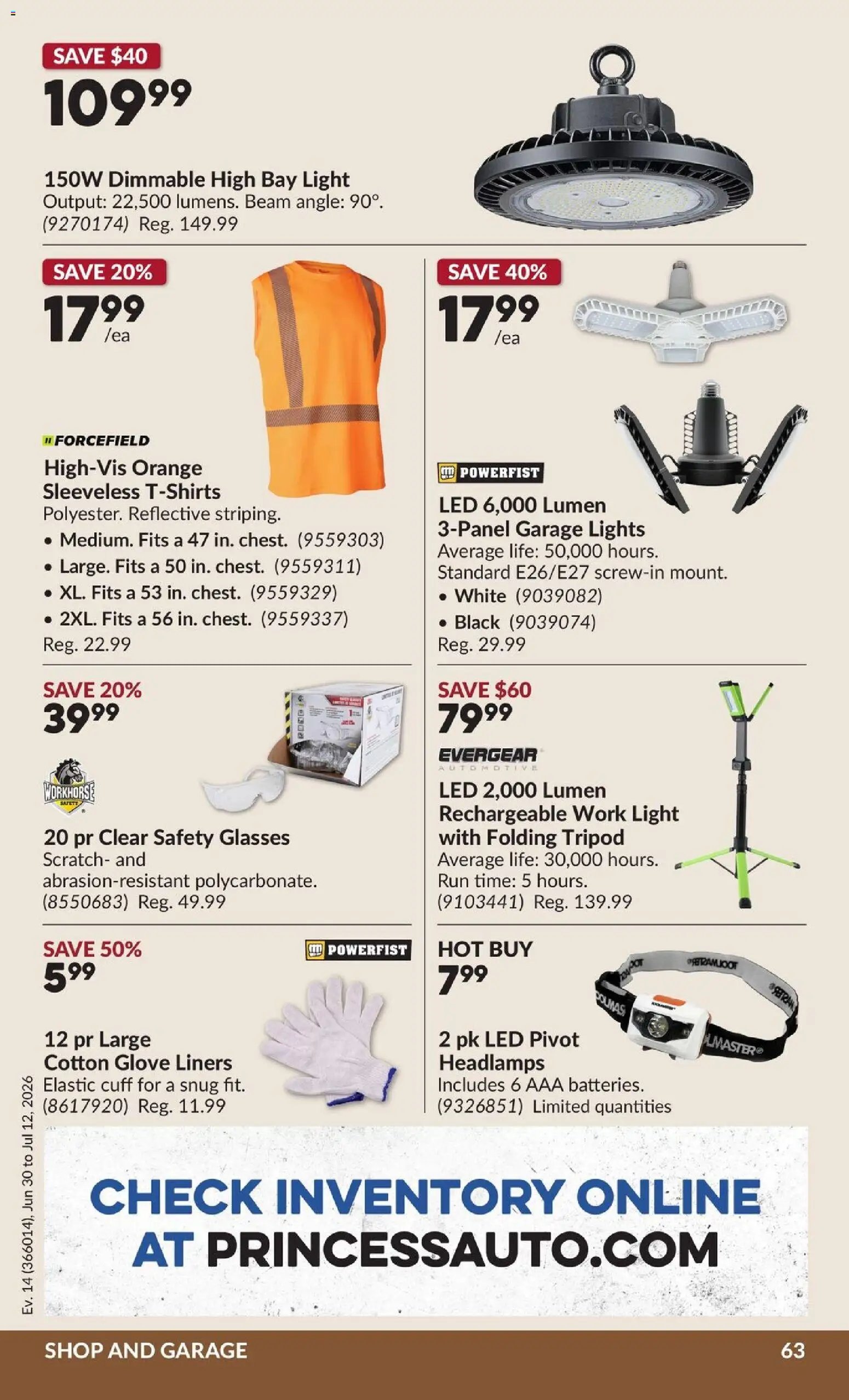 Princess Auto flyer - 2 Week Sale!