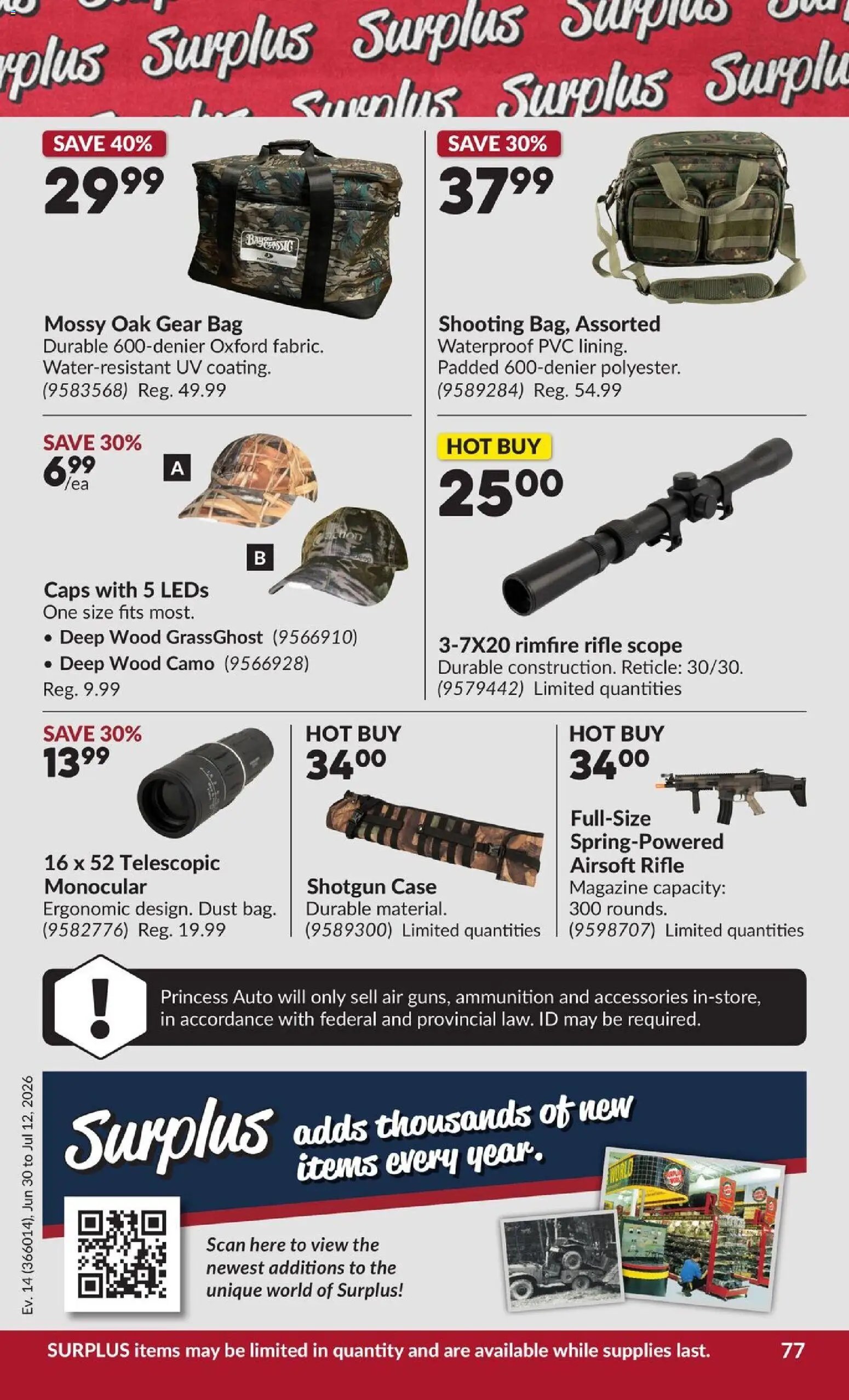 Princess Auto flyer - 2 Week Sale!