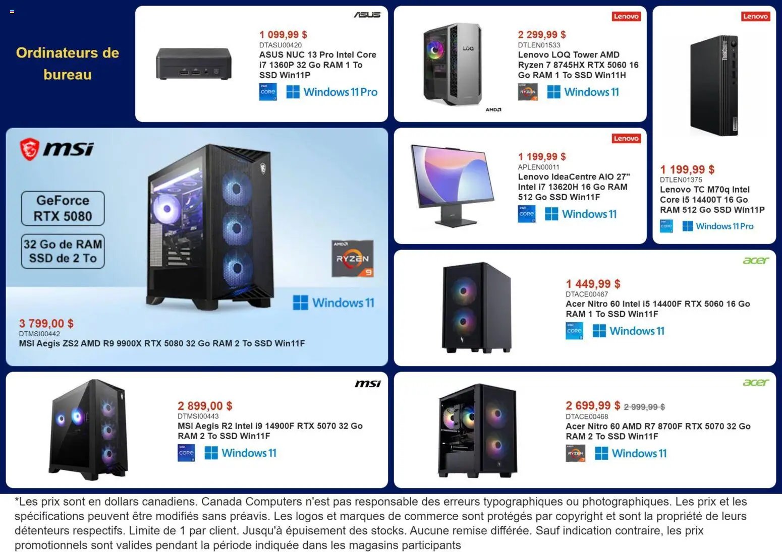Canada Computers weekly flyer