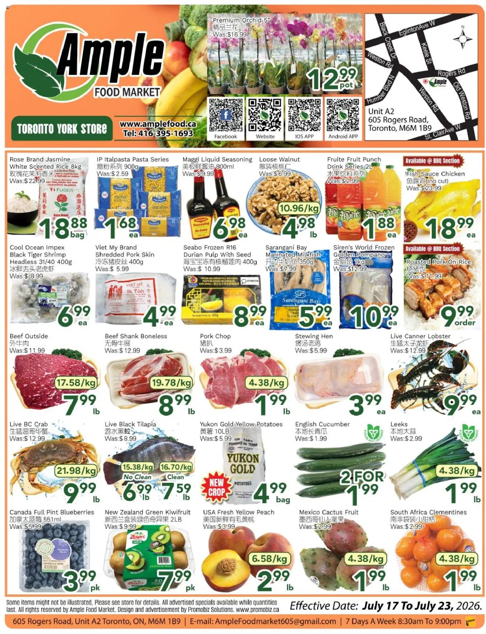 Ample Food Market weekly flyer Toronto York