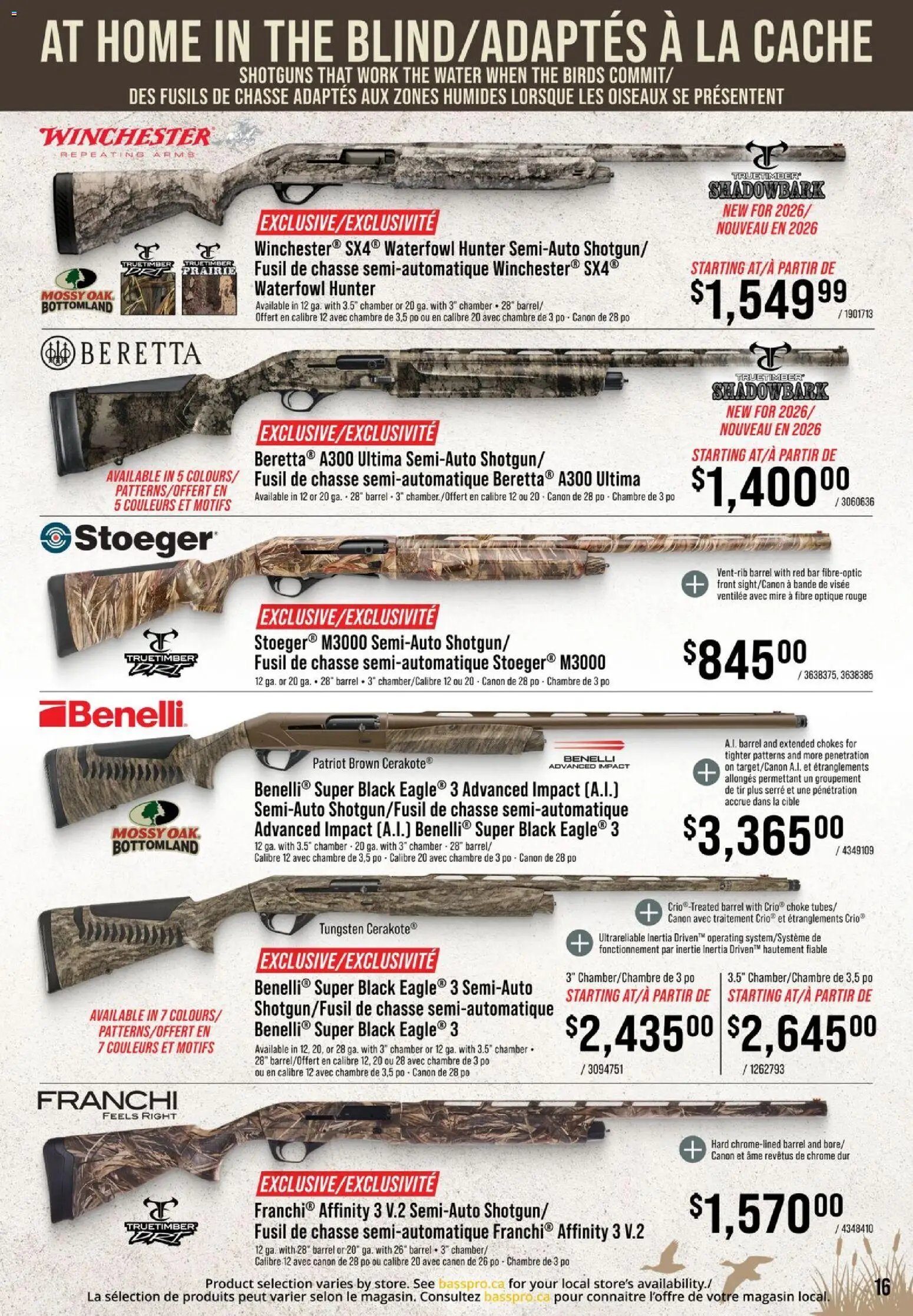 Cabelas flyer / circulaire - Waterfowl