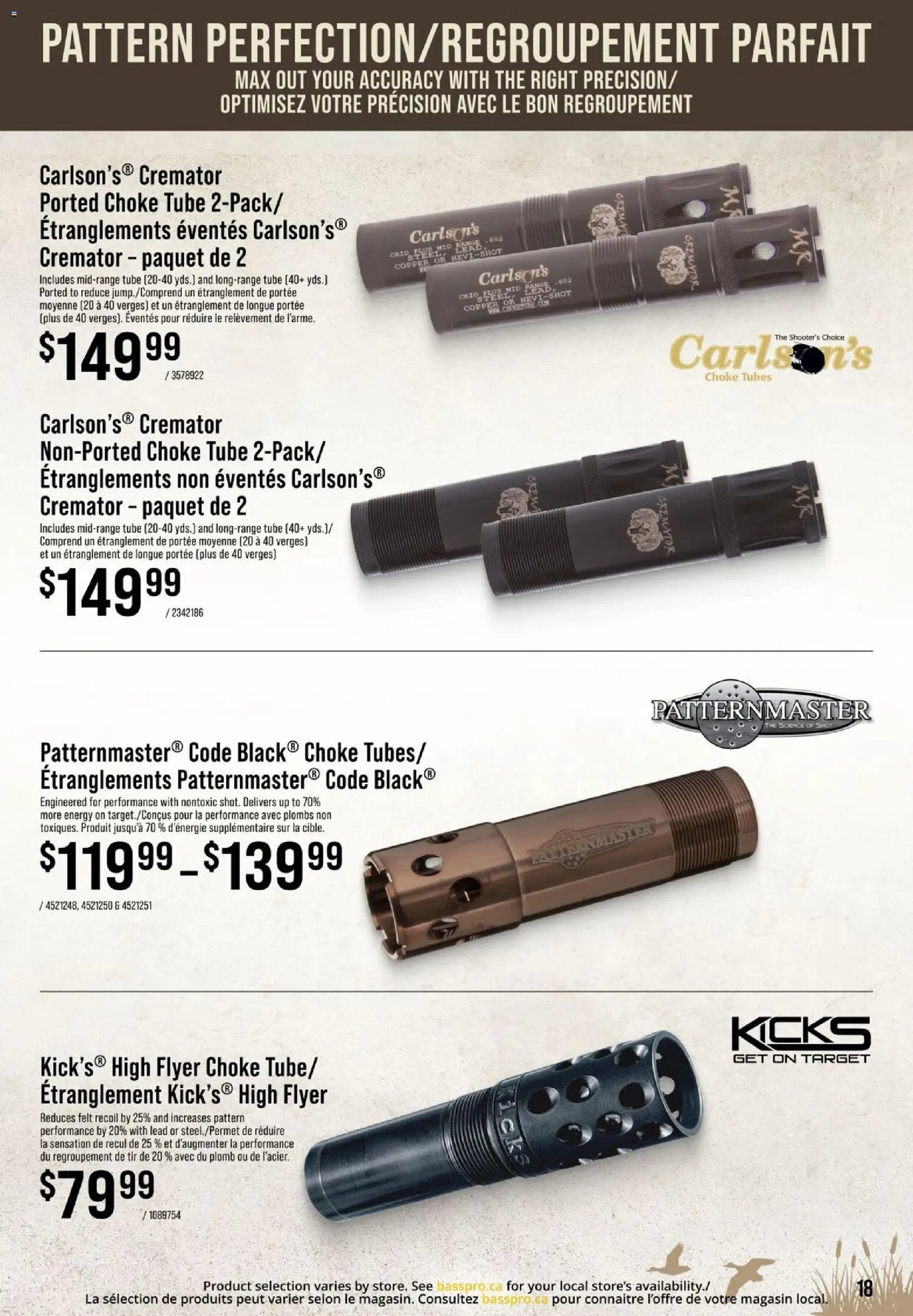 Cabelas flyer / circulaire - Waterfowl