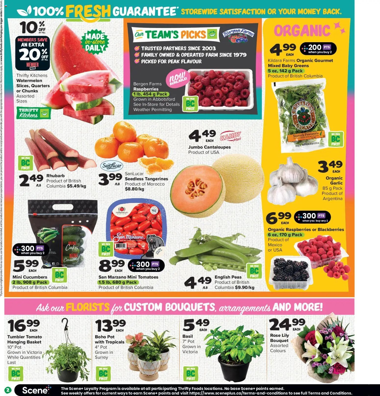 Thrifty Foods weekly flyer / circulaire