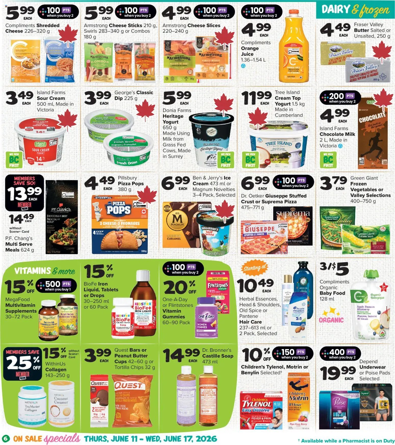 Thrifty Foods weekly flyer / circulaire
