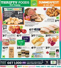 Thrifty Foods weekly flyer / circulaire