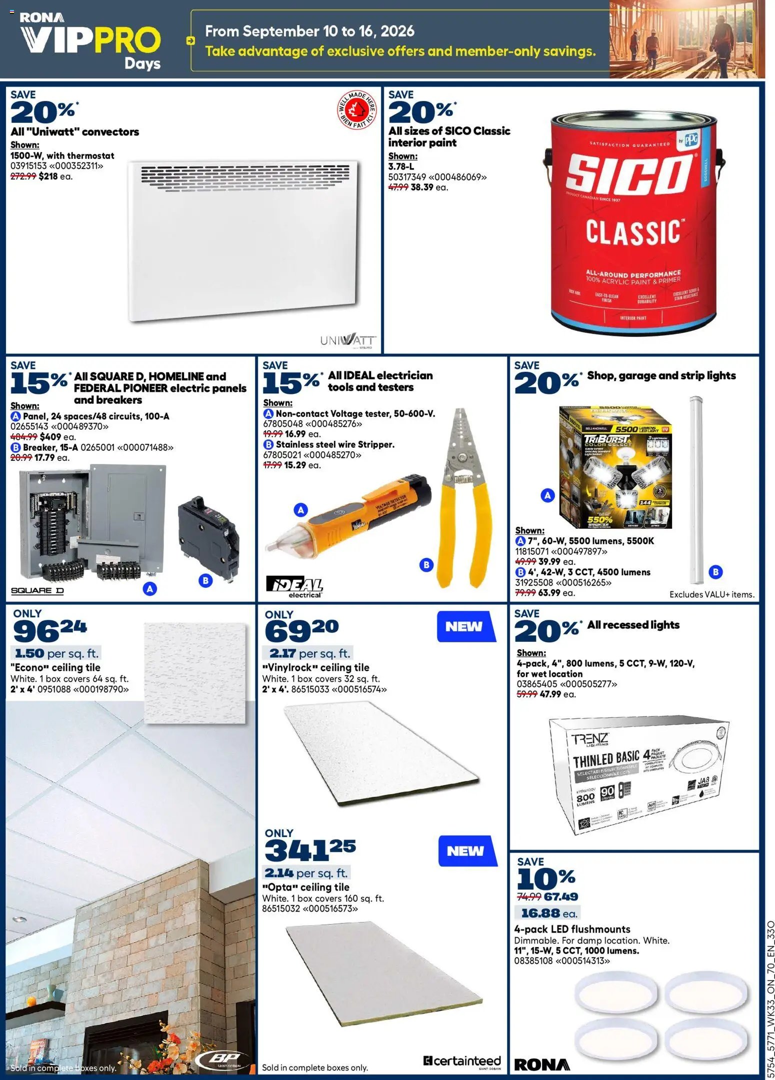 Rona weekly flyer