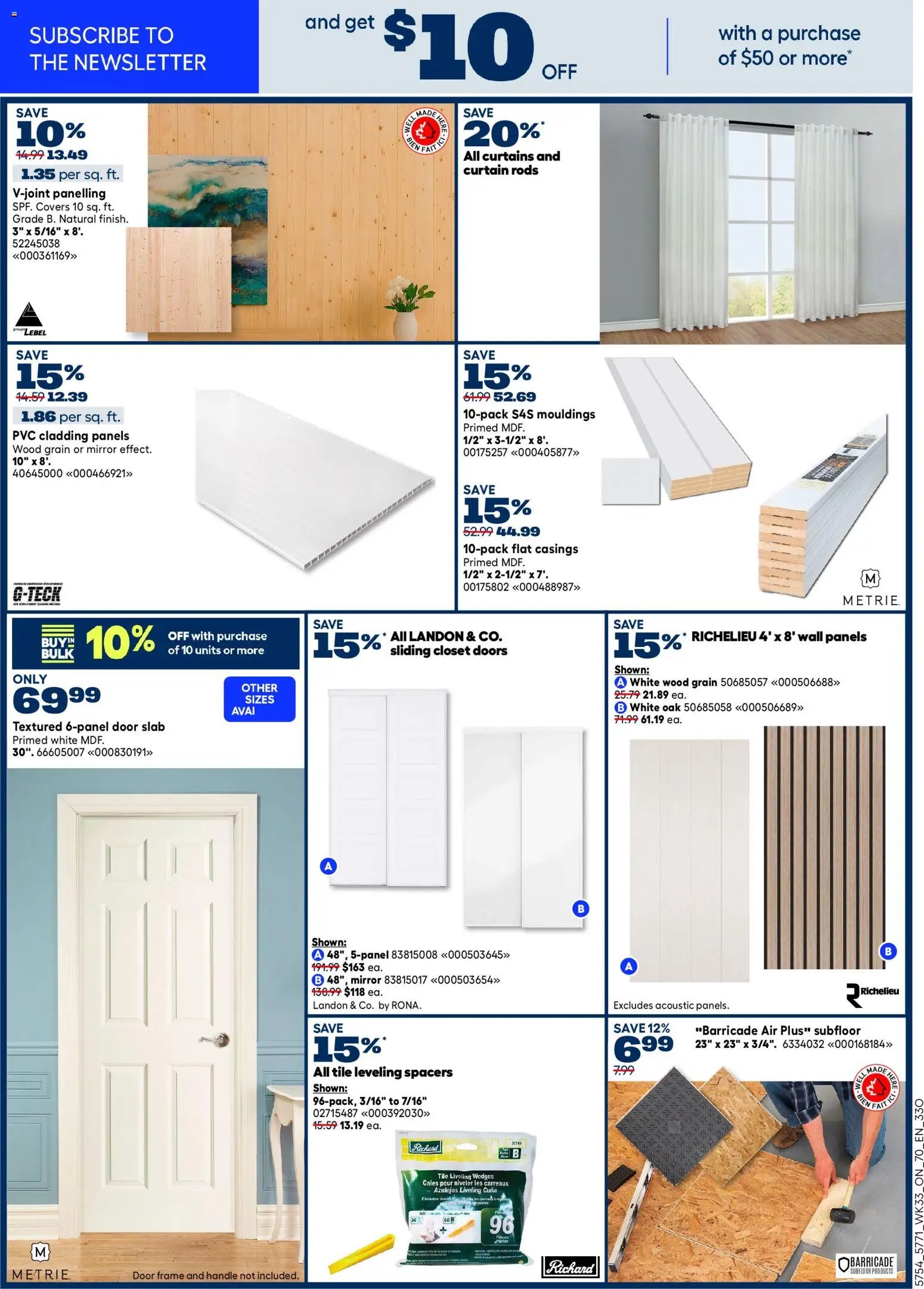 Rona weekly flyer