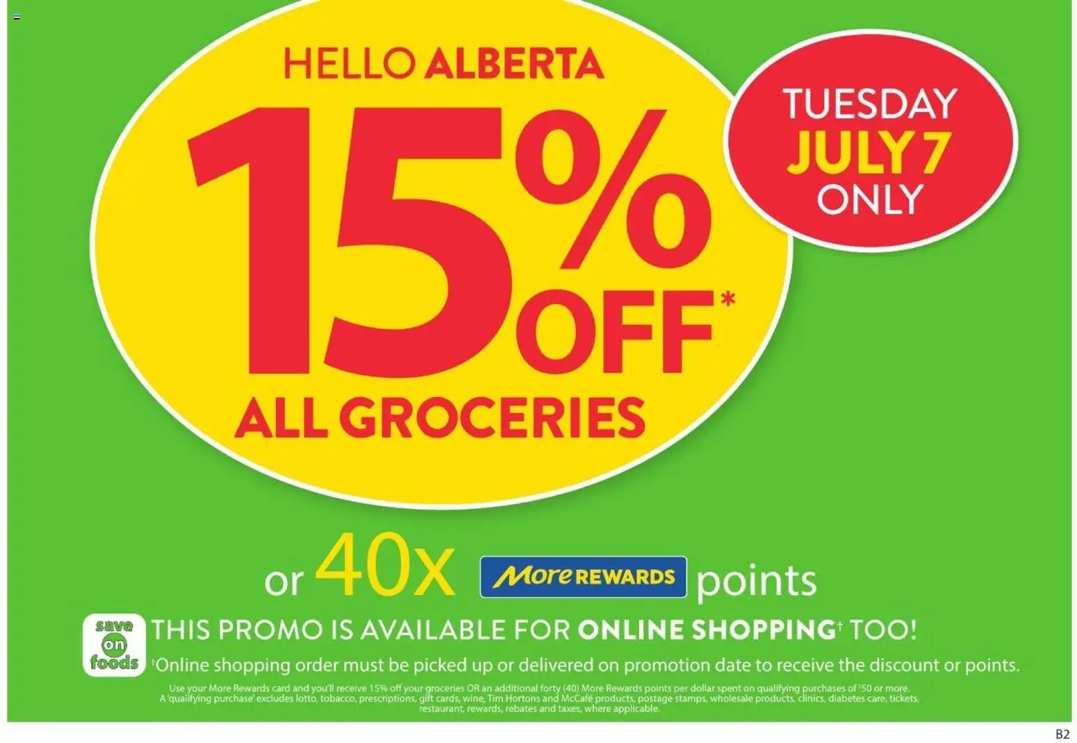 Save on foods flyer - AB