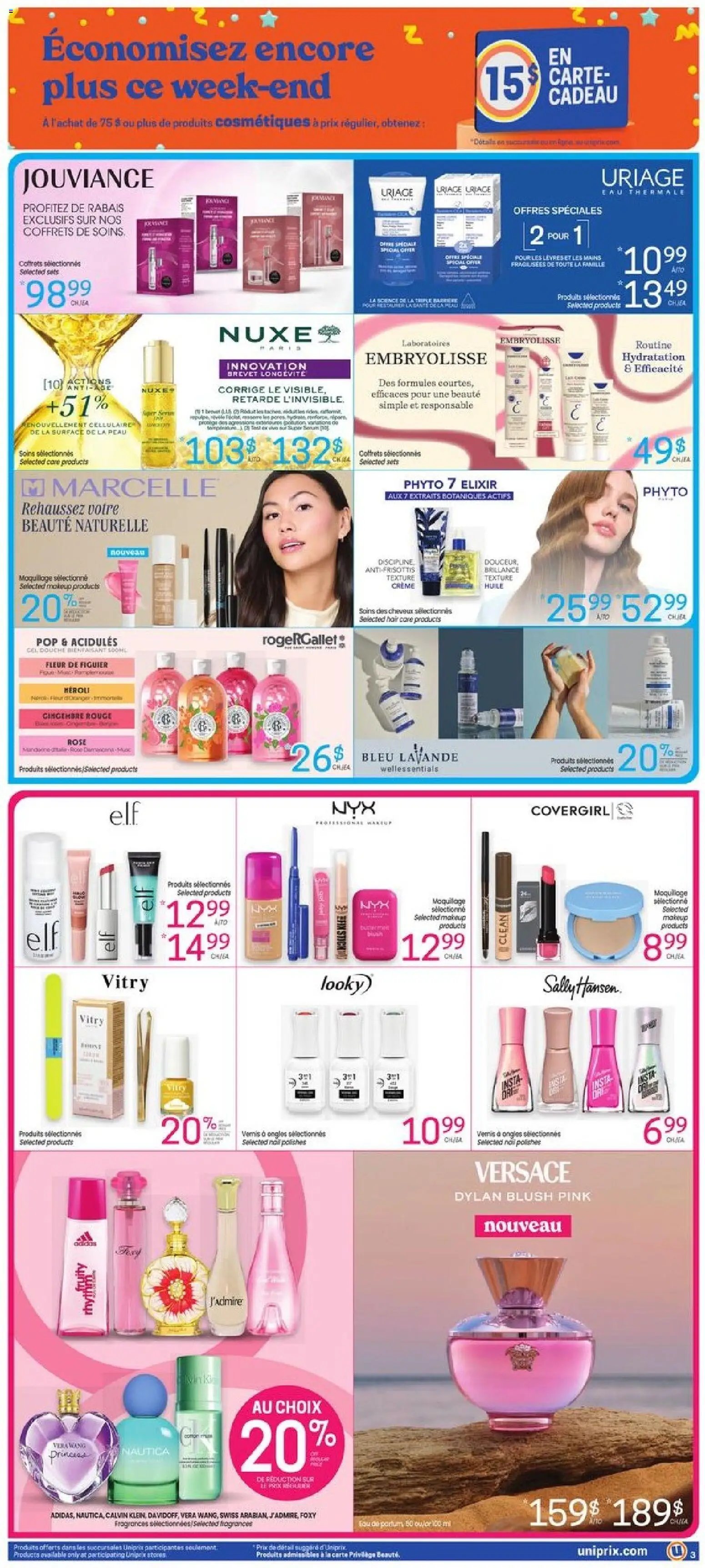 Uniprix weekly flyer / circulaire