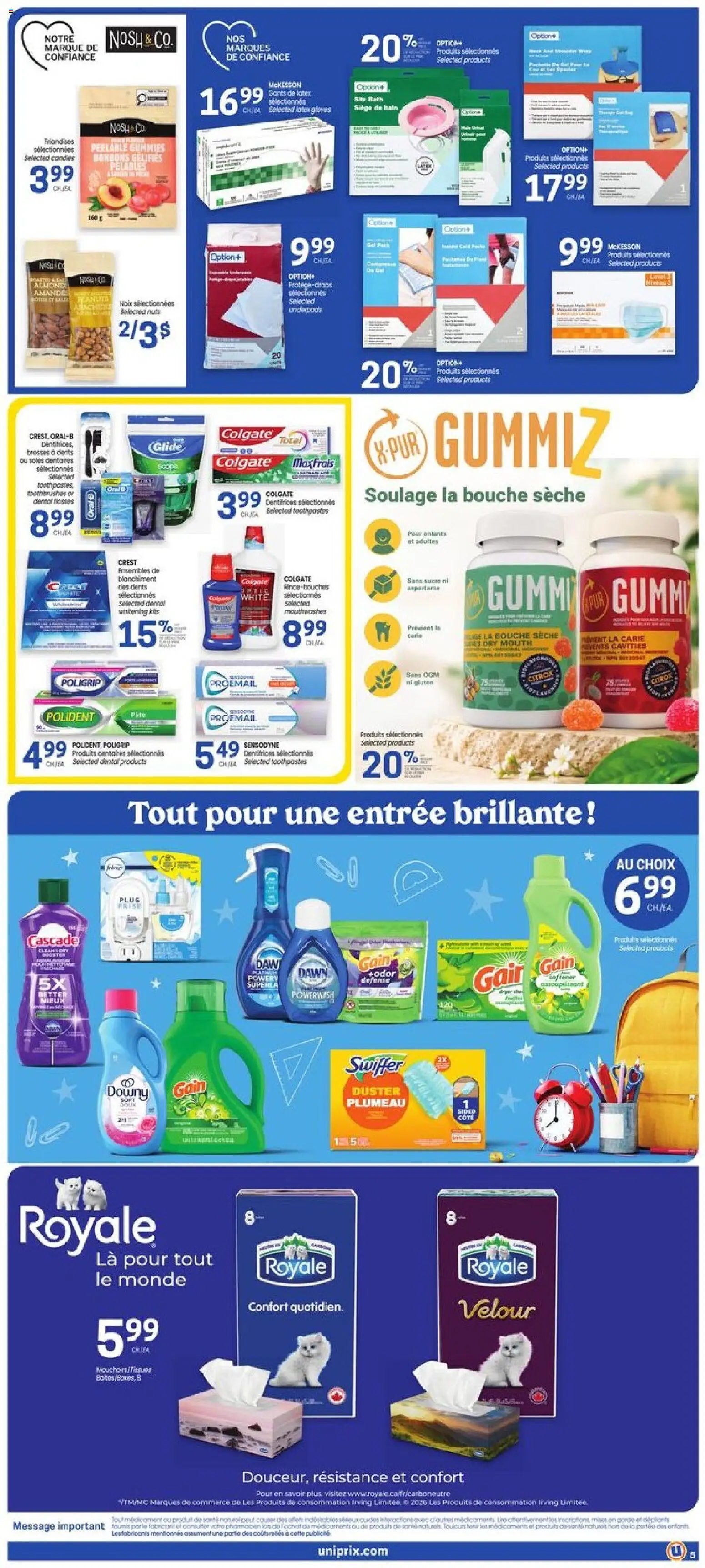Uniprix weekly flyer / circulaire