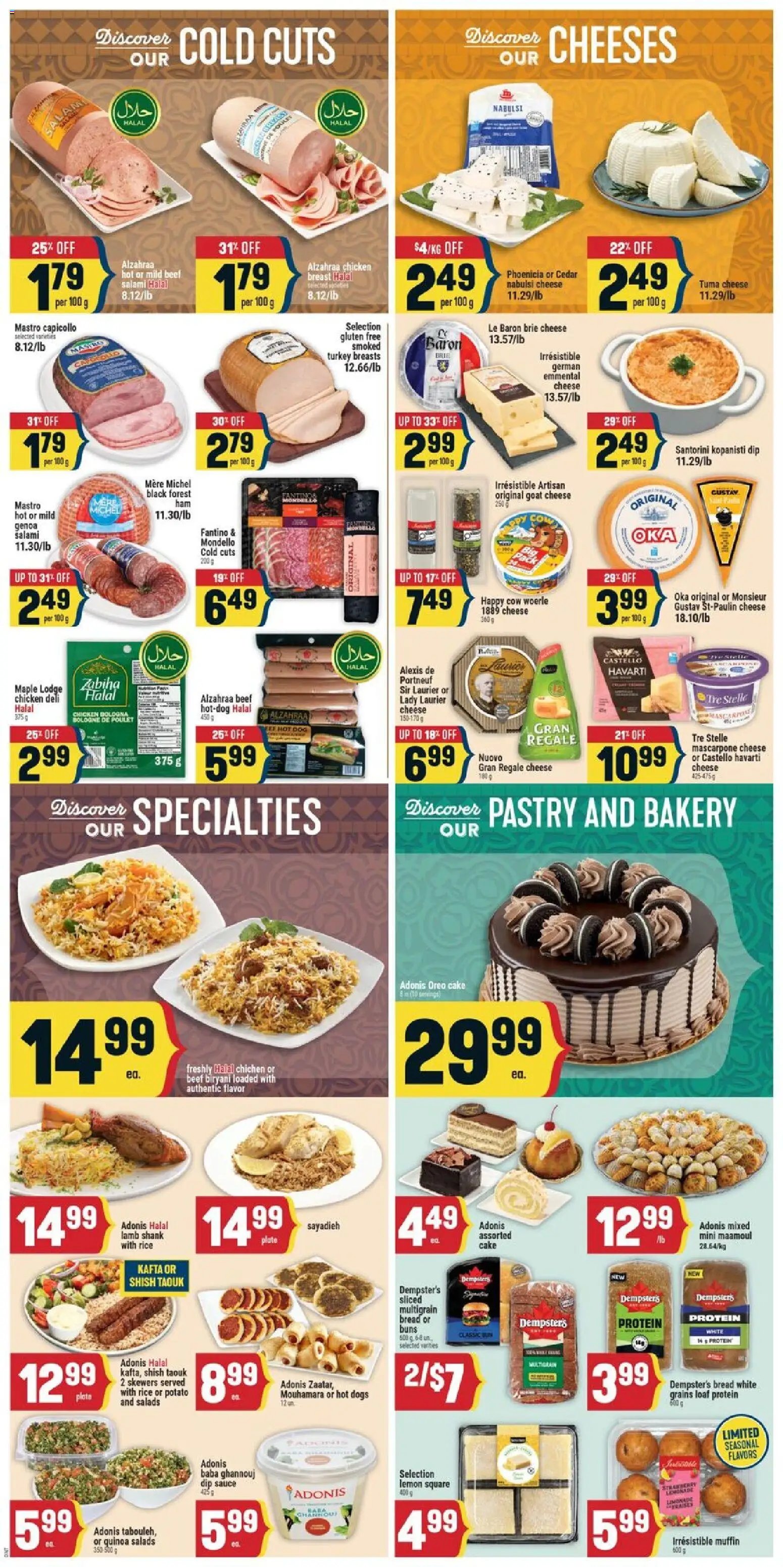 Adonis weekly flyer