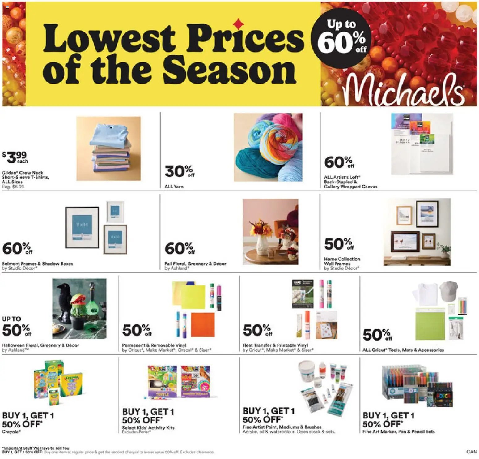 Michaels weekly flyer / circulaire