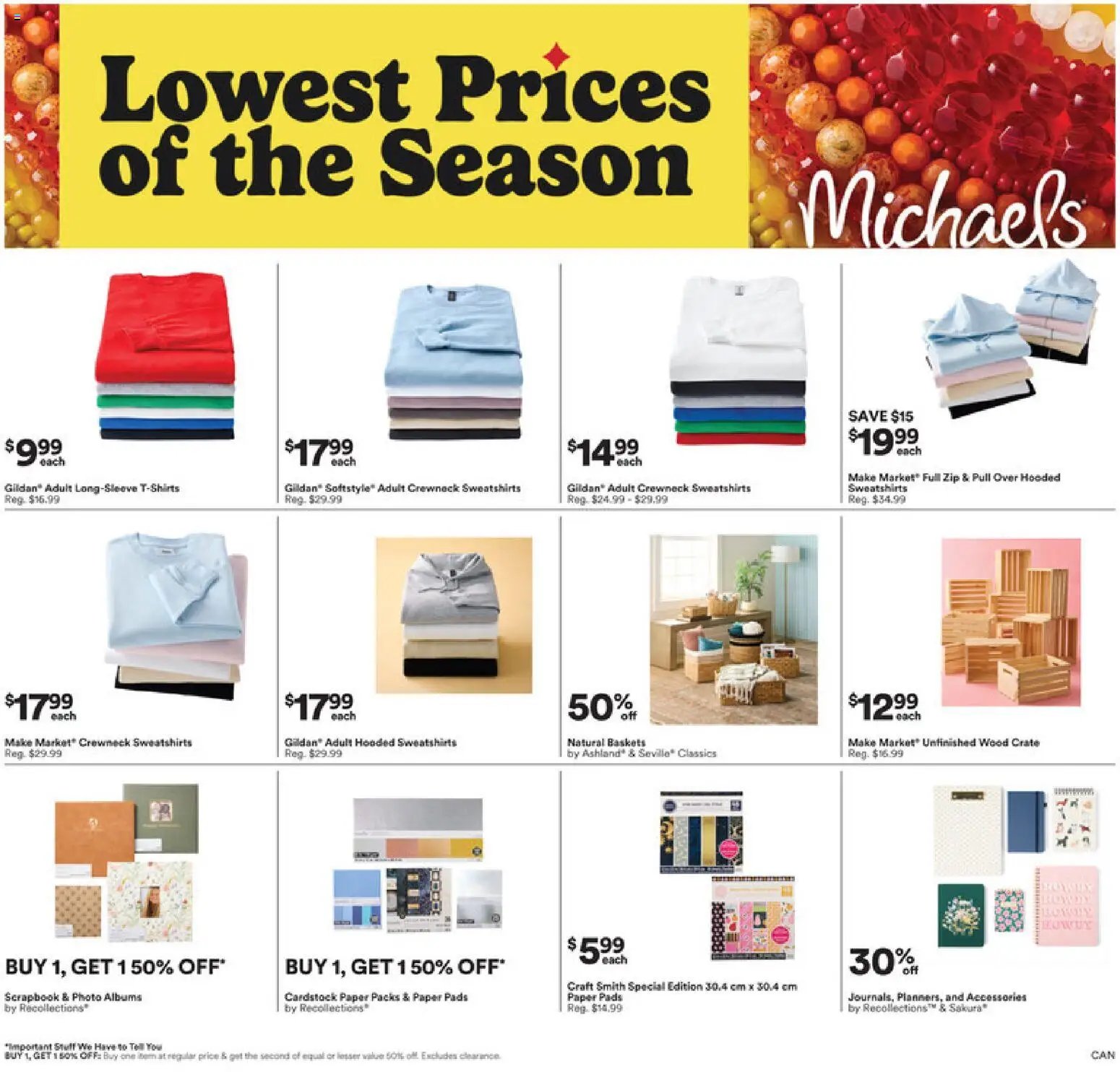 Michaels weekly flyer / circulaire