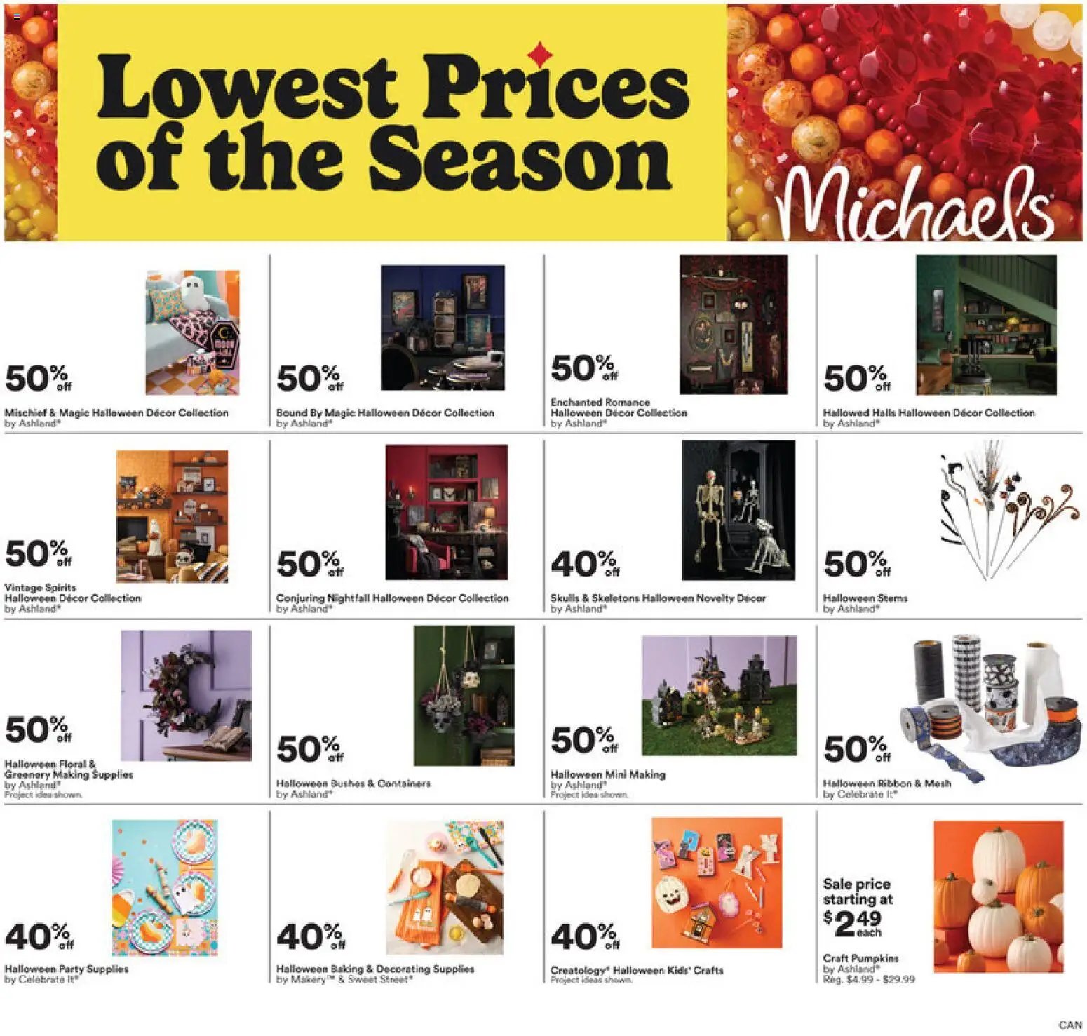 Michaels weekly flyer / circulaire