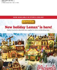 Michaels weekly flyer / circulaire