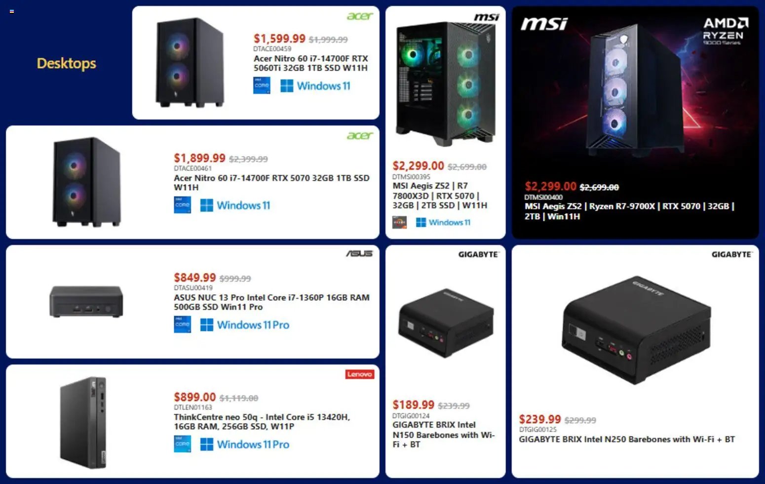 Canada Computers Black Friday Flyer