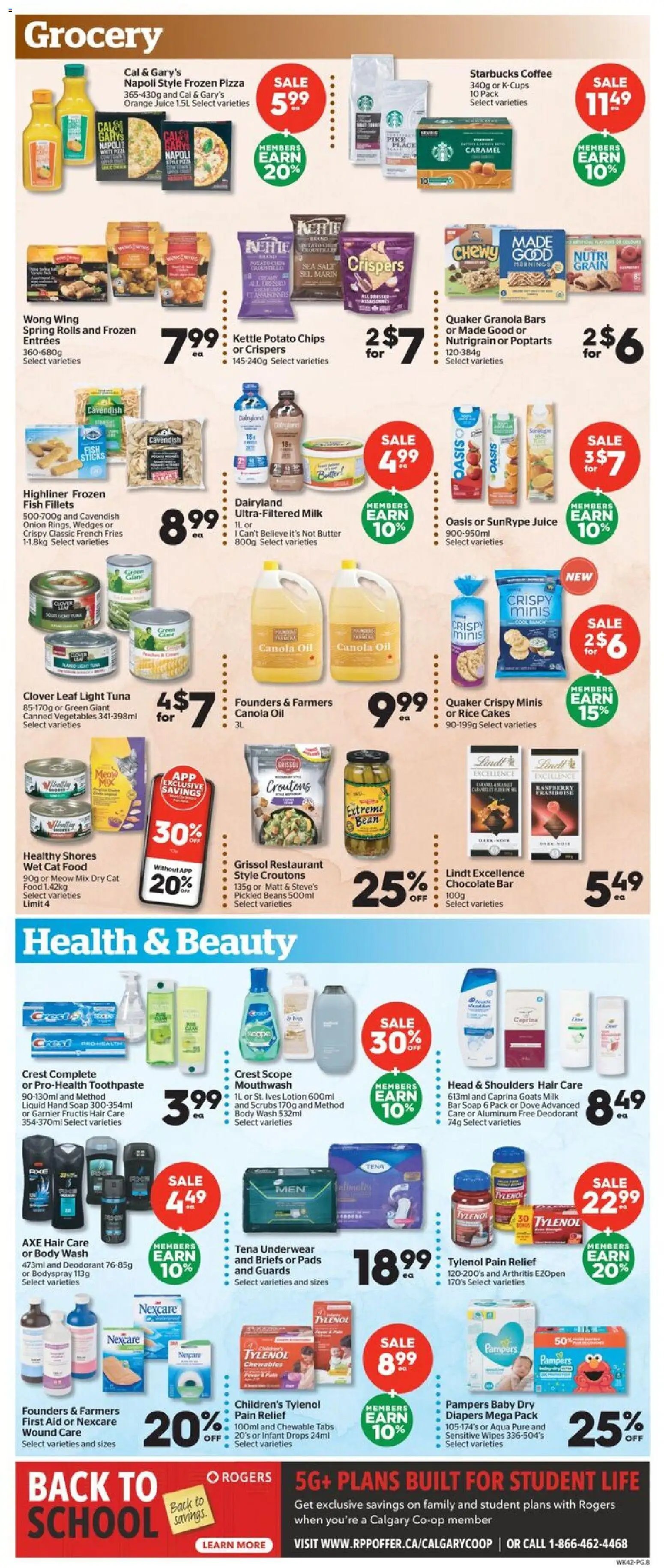 Calgary Co-op weekly flyer / circulaire