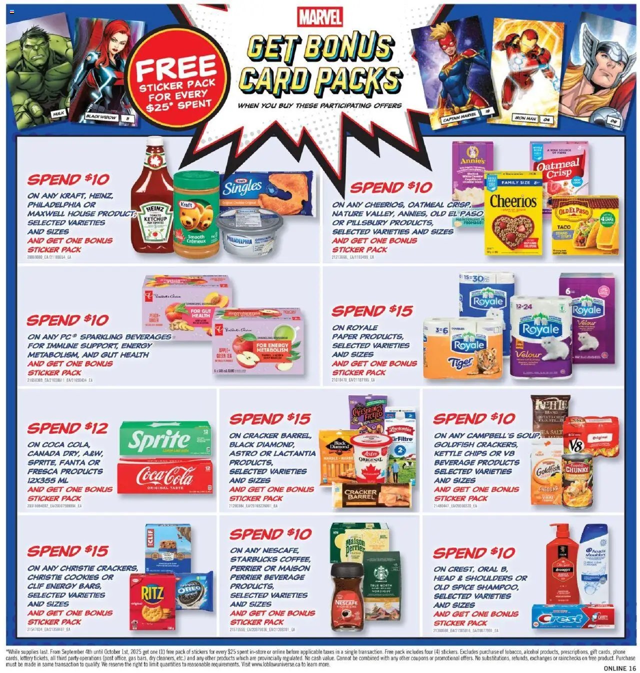 Fortinos weekly flyer / circulaire
