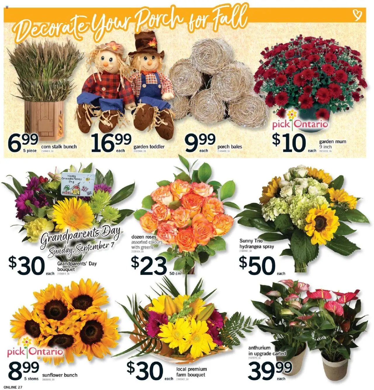 Fortinos weekly flyer / circulaire