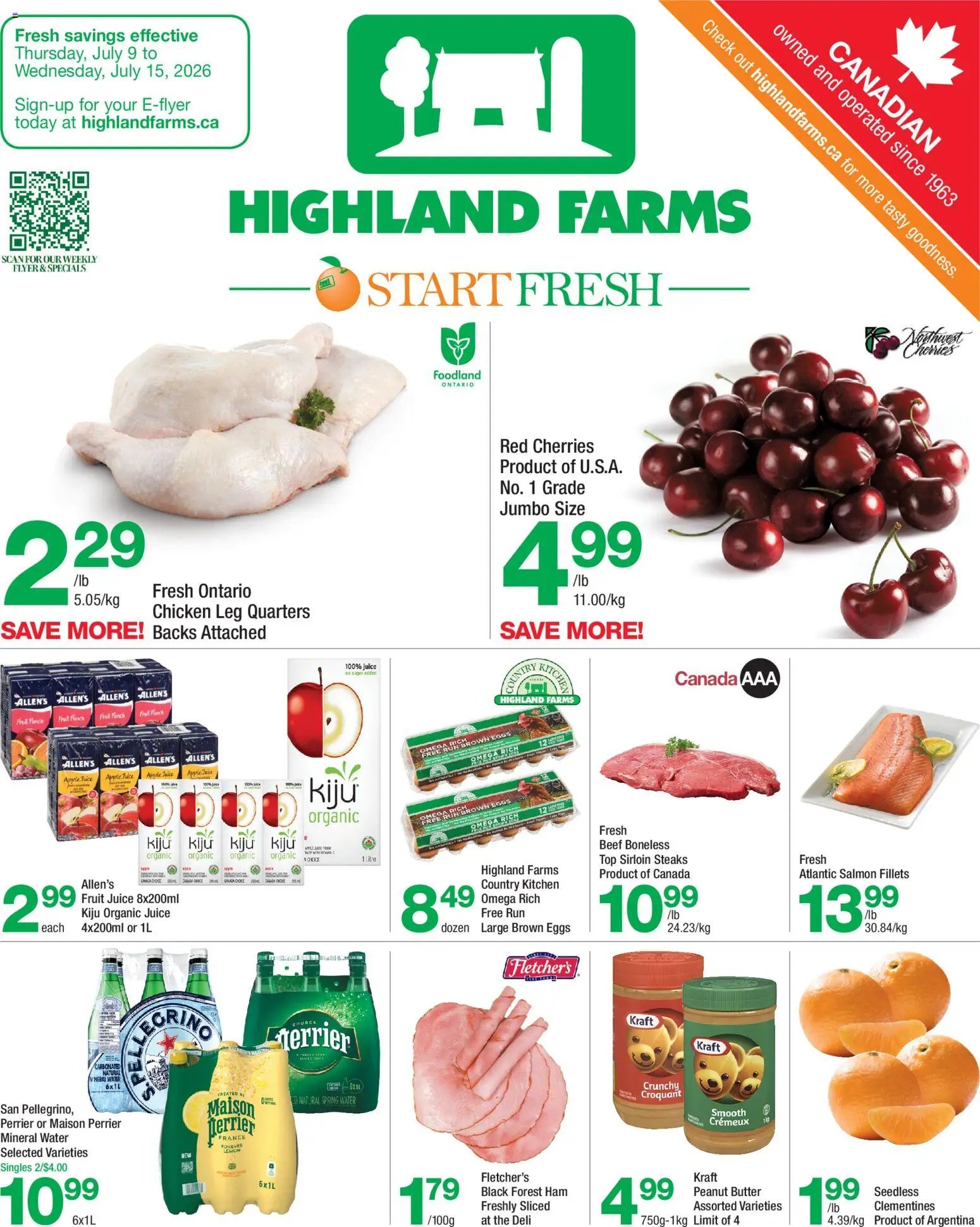 Highland Farms weekly flyer / circulaire