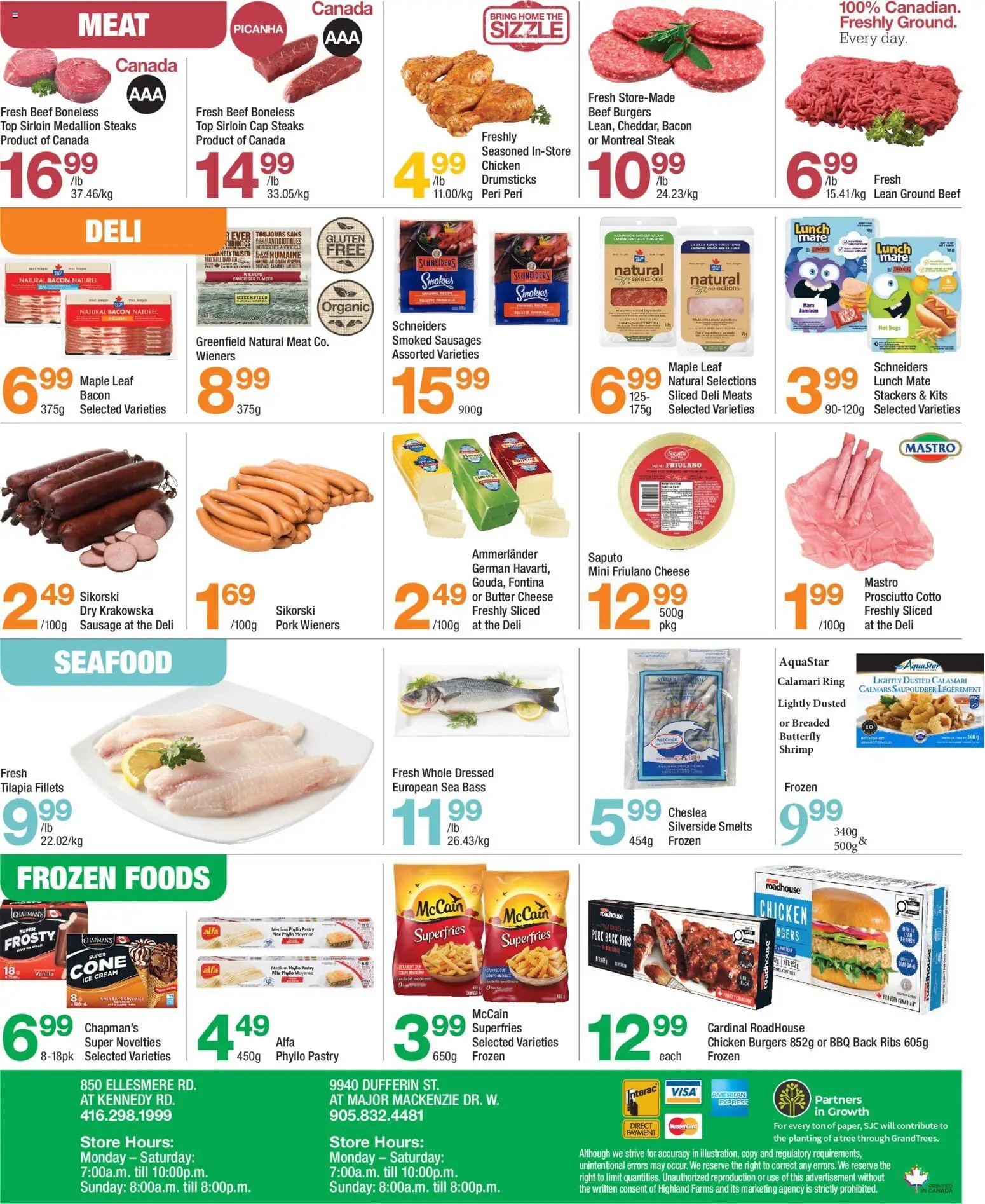Highland Farms weekly flyer / circulaire