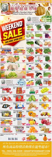 Oceans weekly flyer - Grant’s Foodmart