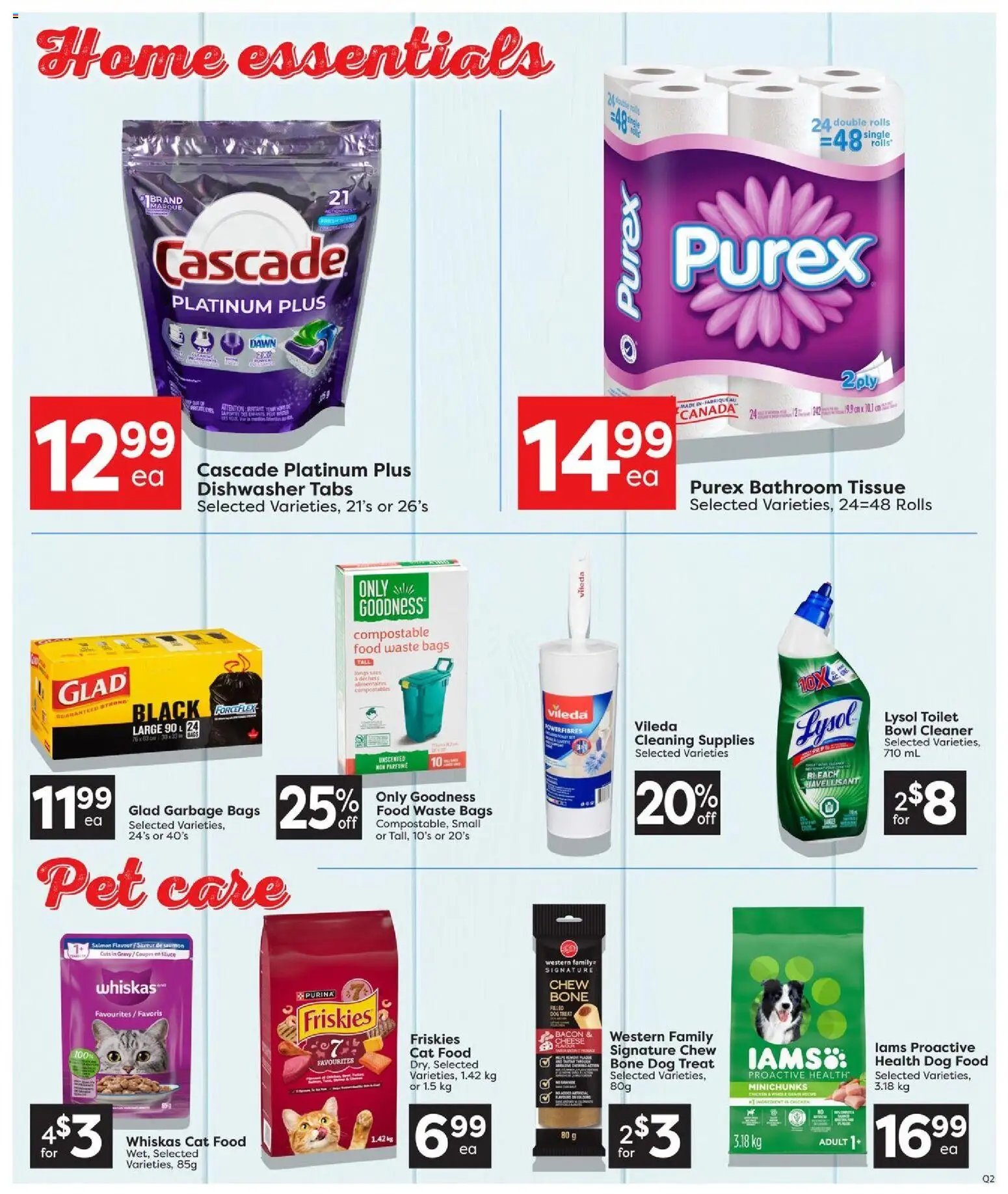 Quality Foods weekly flyer / circulaire