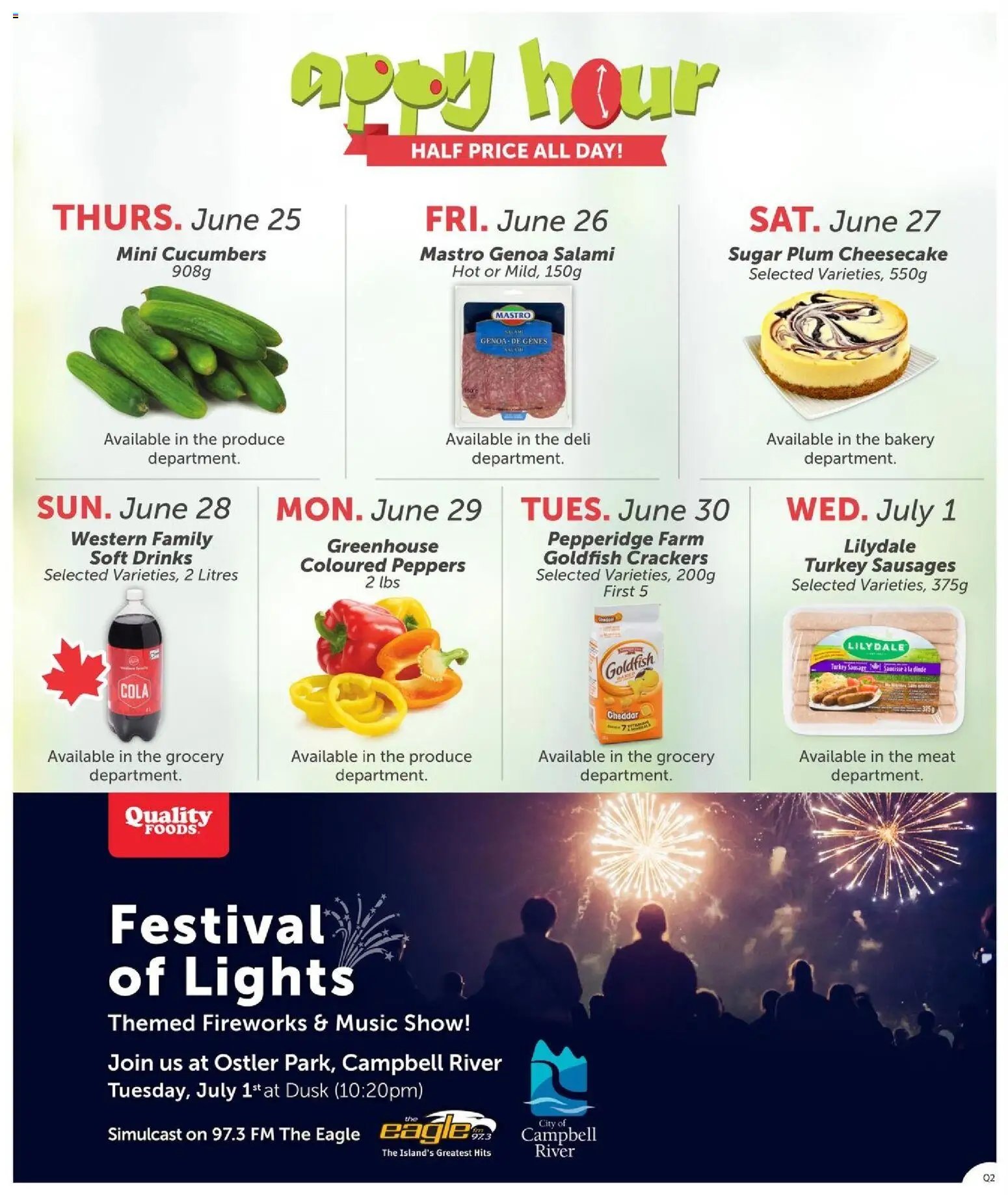 Quality Foods weekly flyer / circulaire