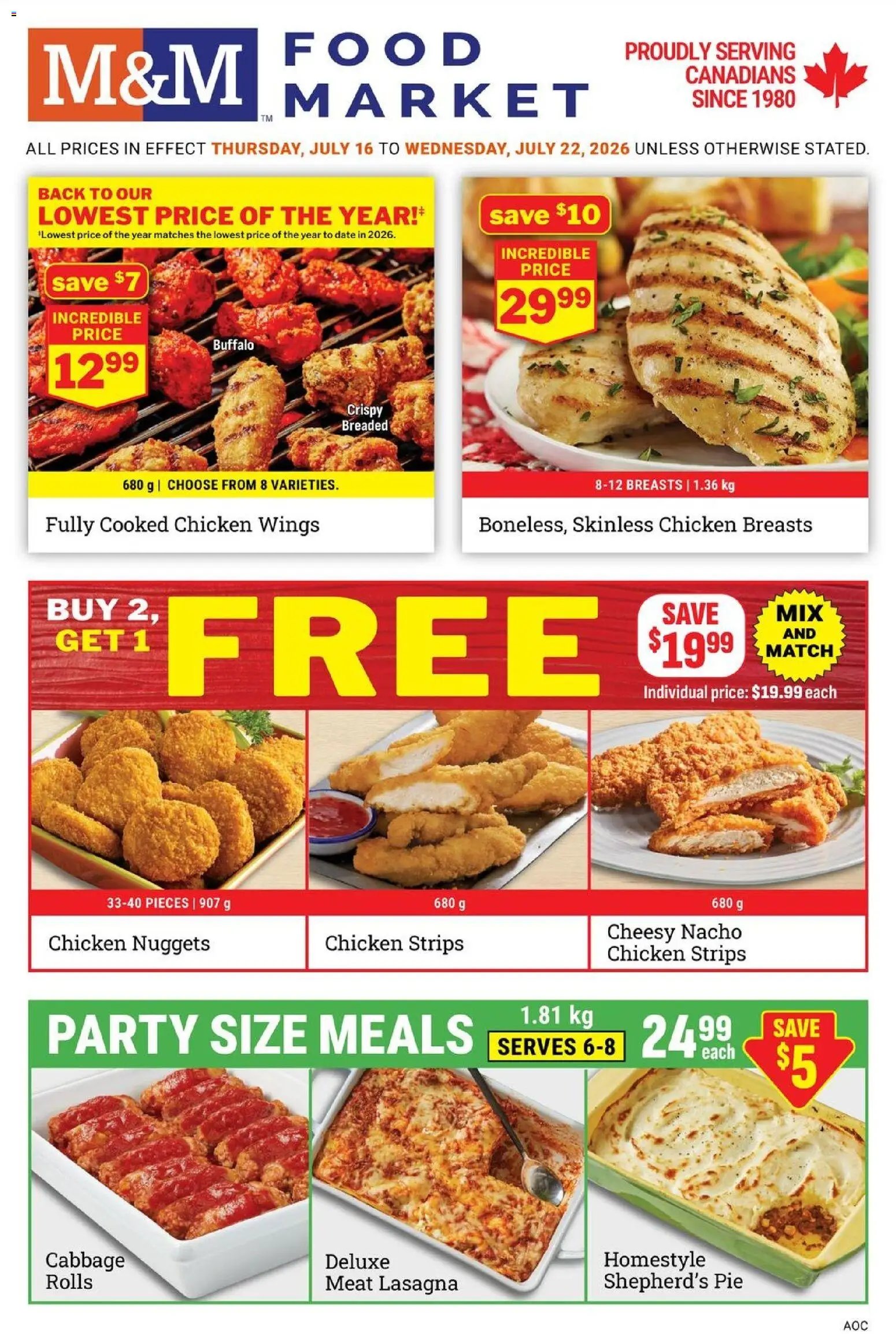 M&M Food Market weekly flyer / circulaire