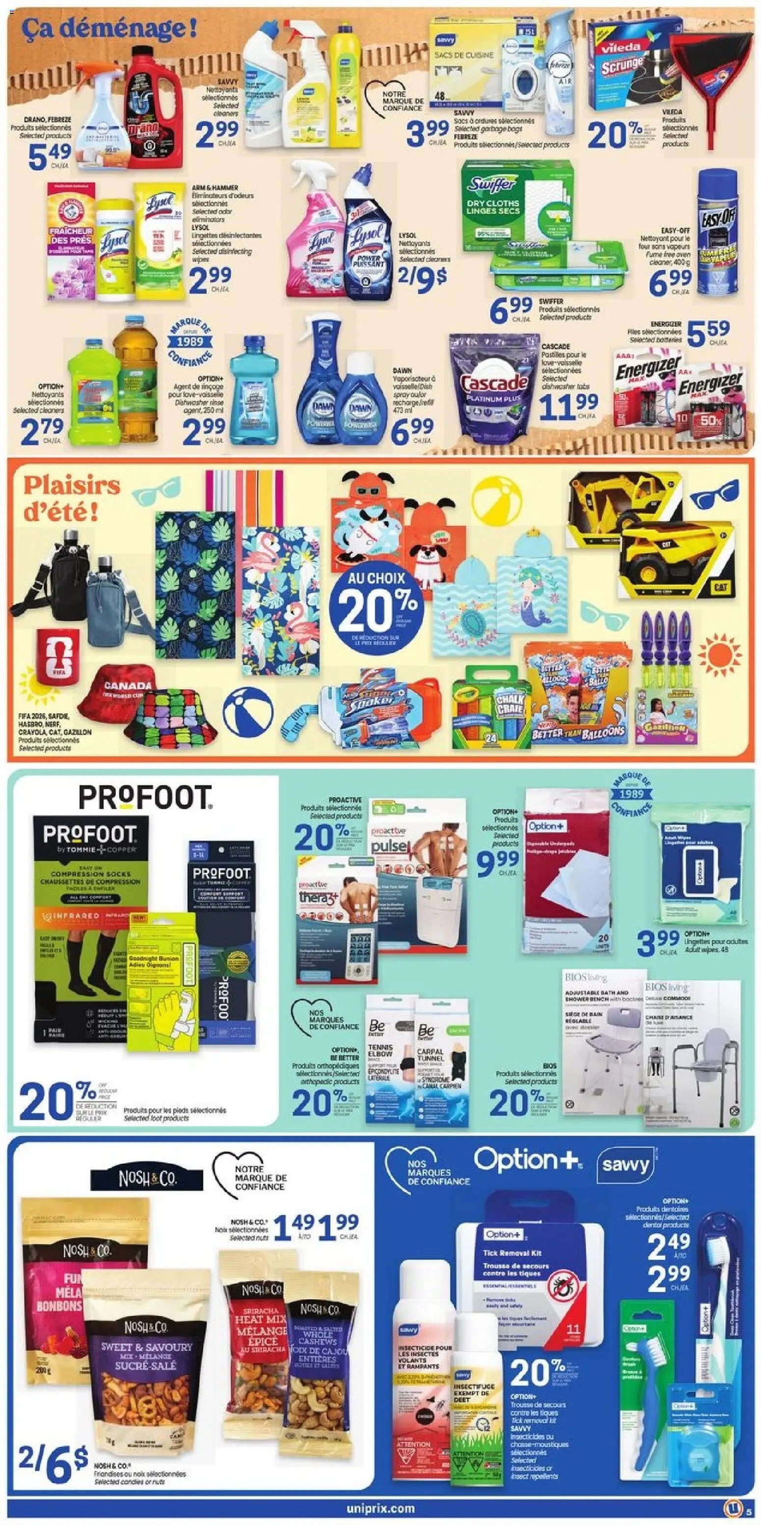 Uniprix weekly flyer / circulaire