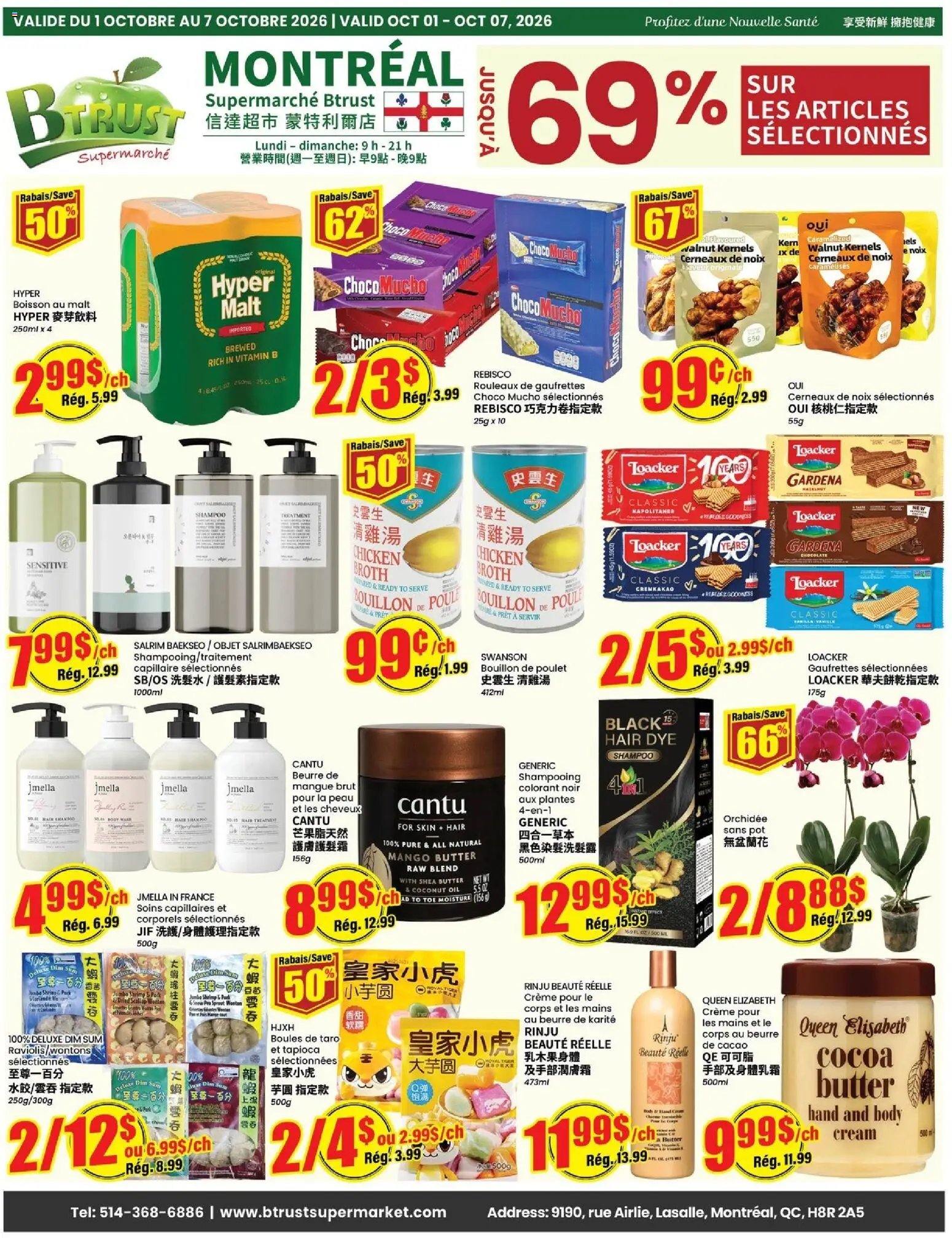 Btrust Supermarket weekly flyer / circulaire