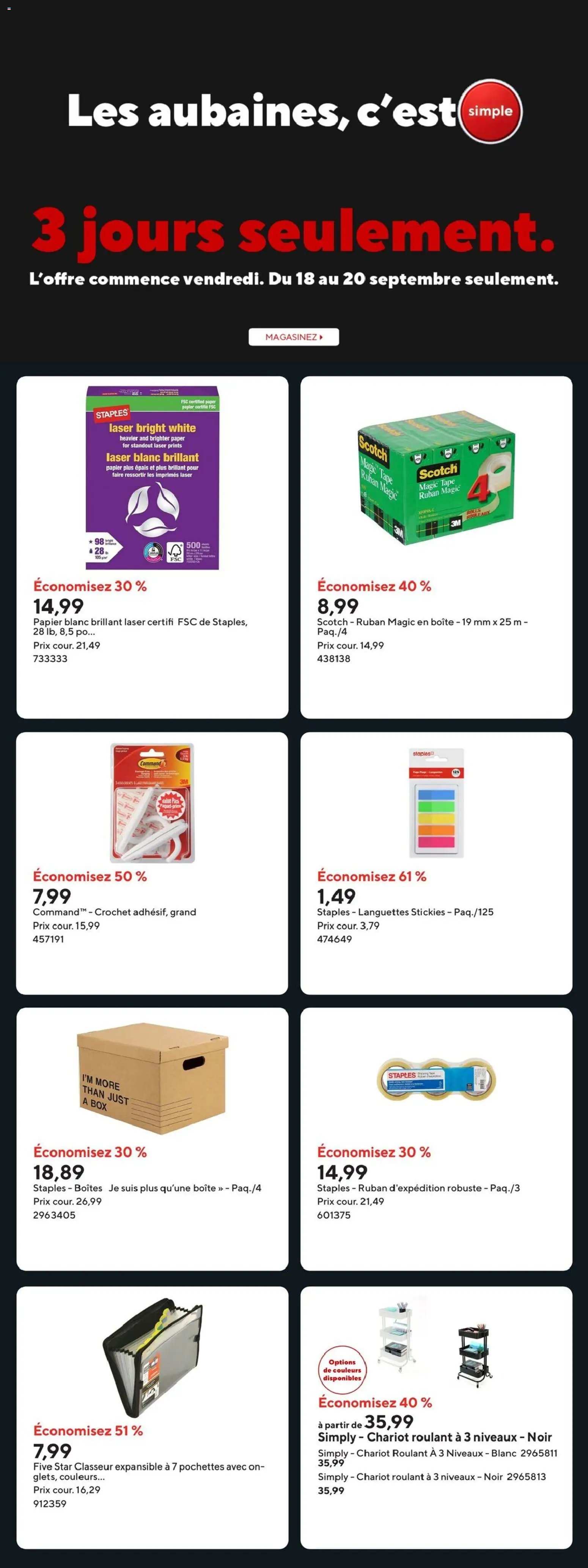 Staples circulaire