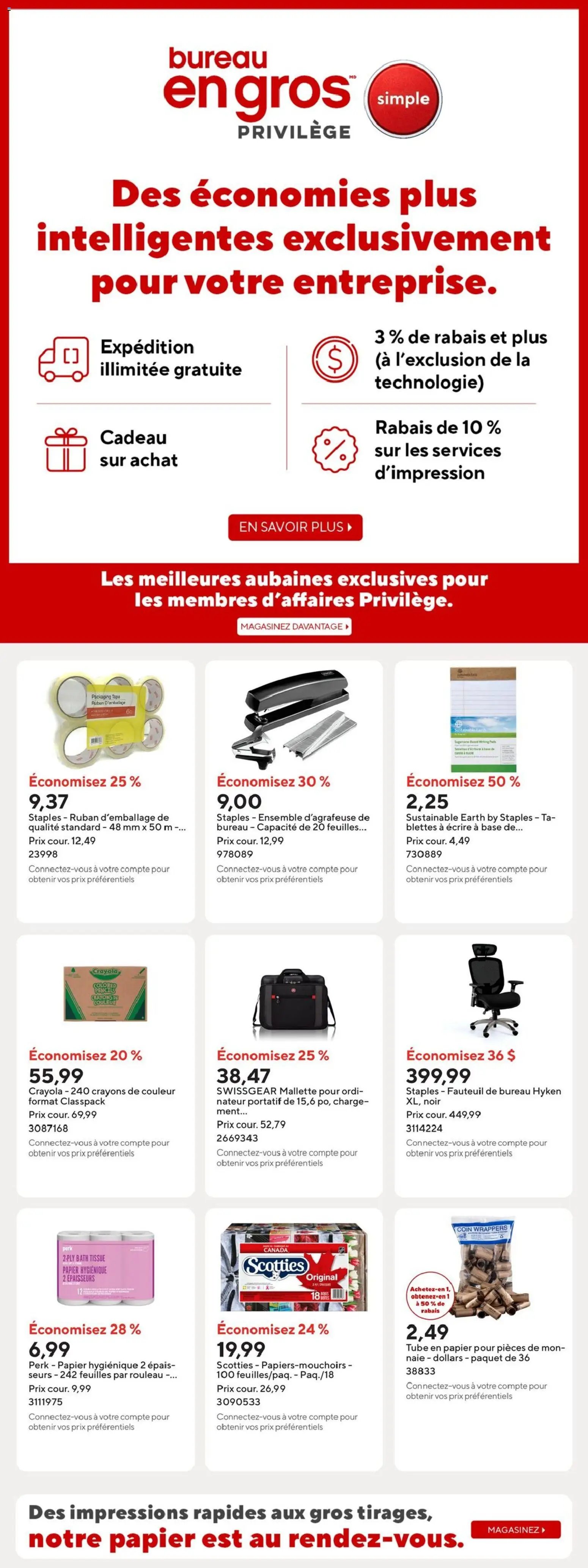Staples circulaire