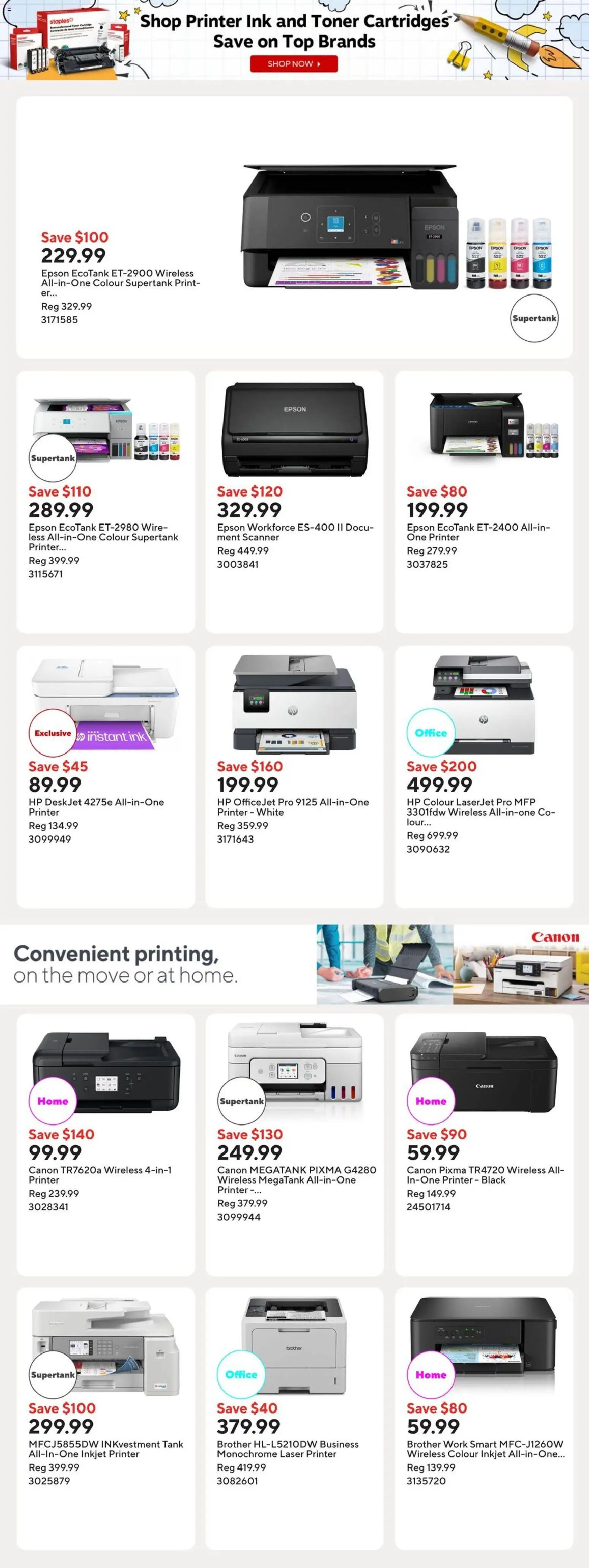 Staples weekly flyer / circulaire