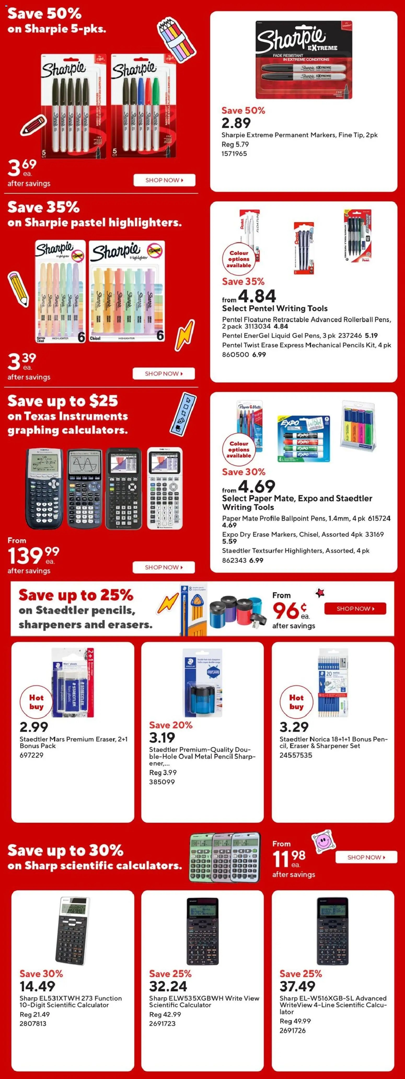 Staples weekly flyer / circulaire