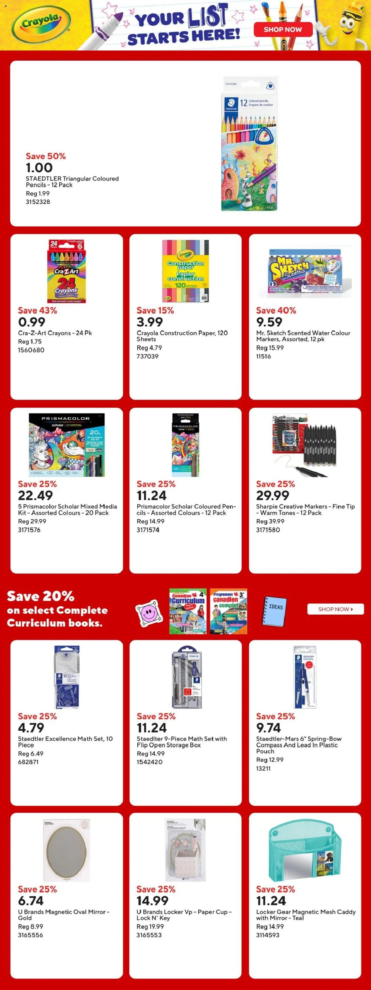 Staples weekly flyer / circulaire