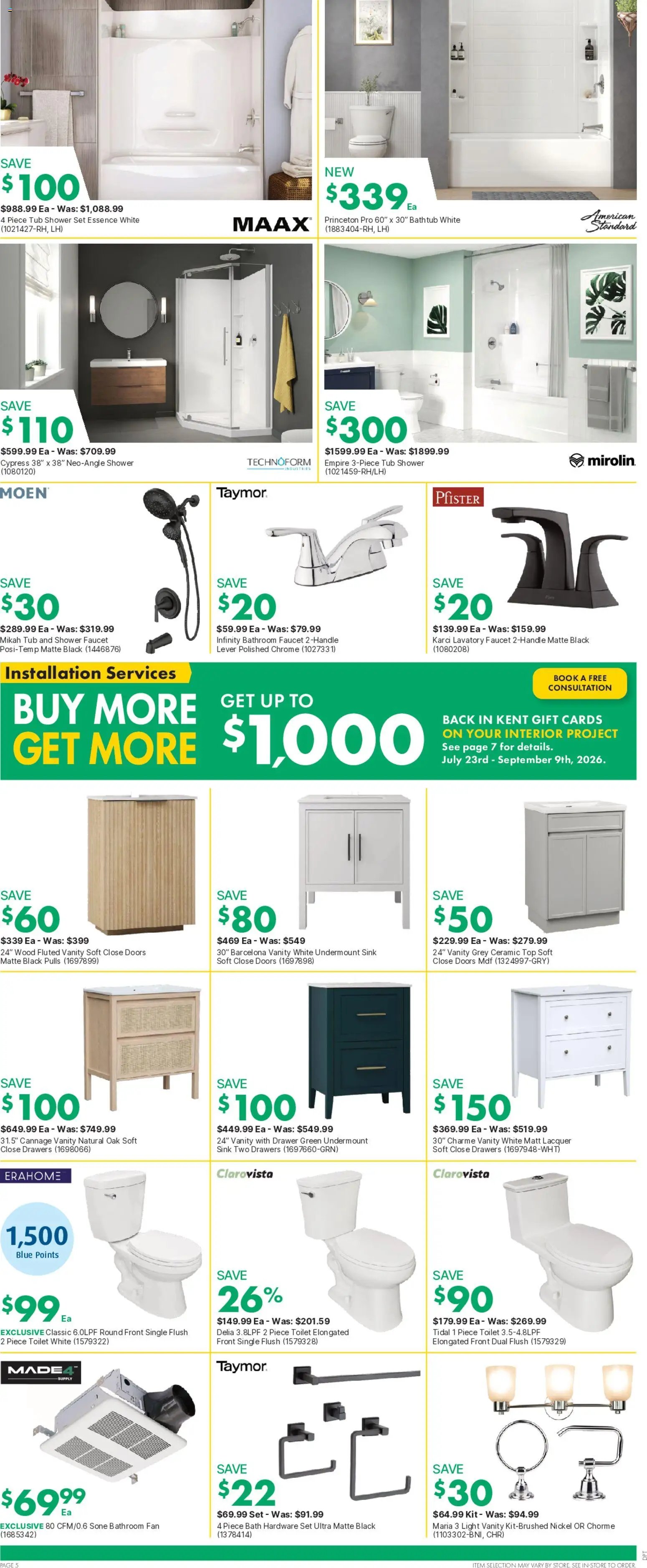 Kent weekly flyer / circulaire