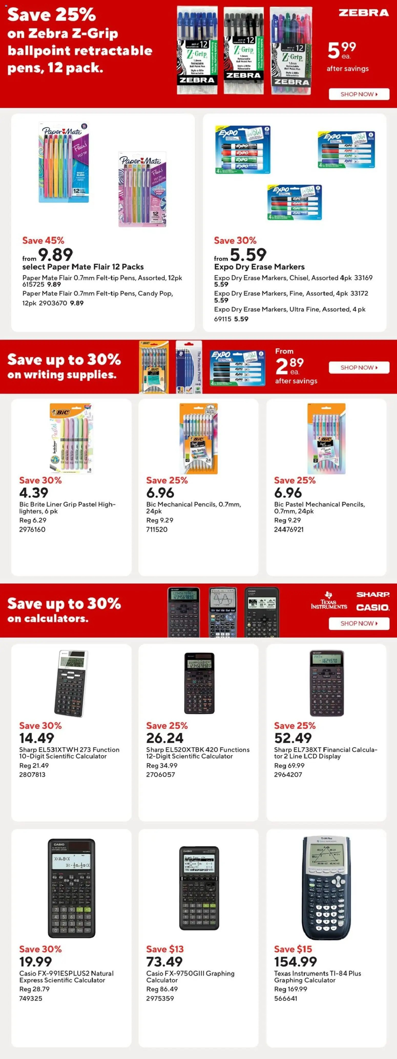 Staples weekly flyer
