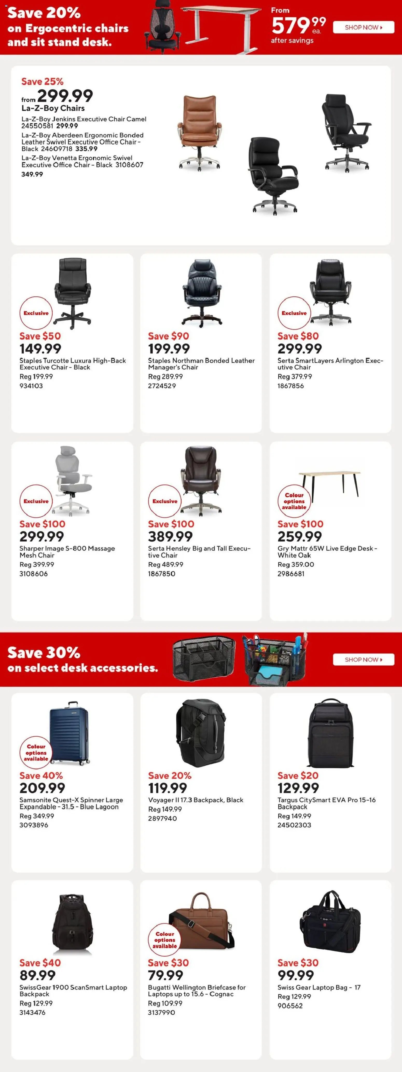 Staples weekly flyer
