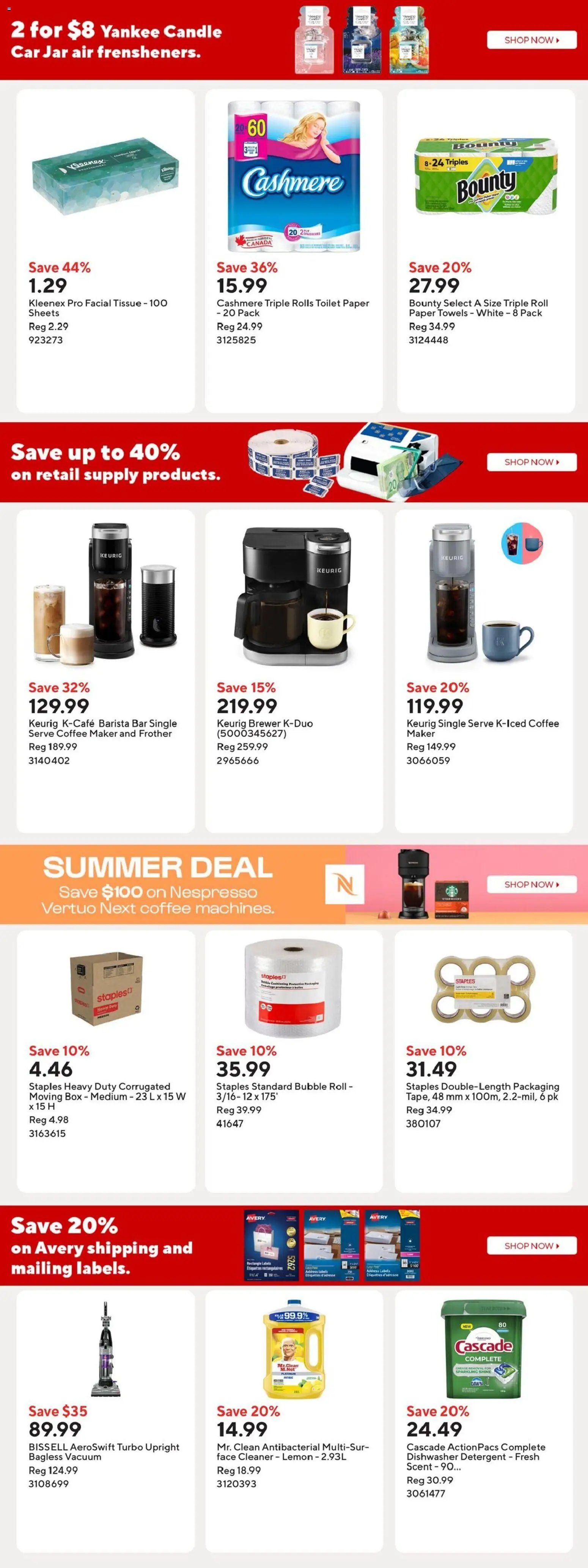 Staples weekly flyer