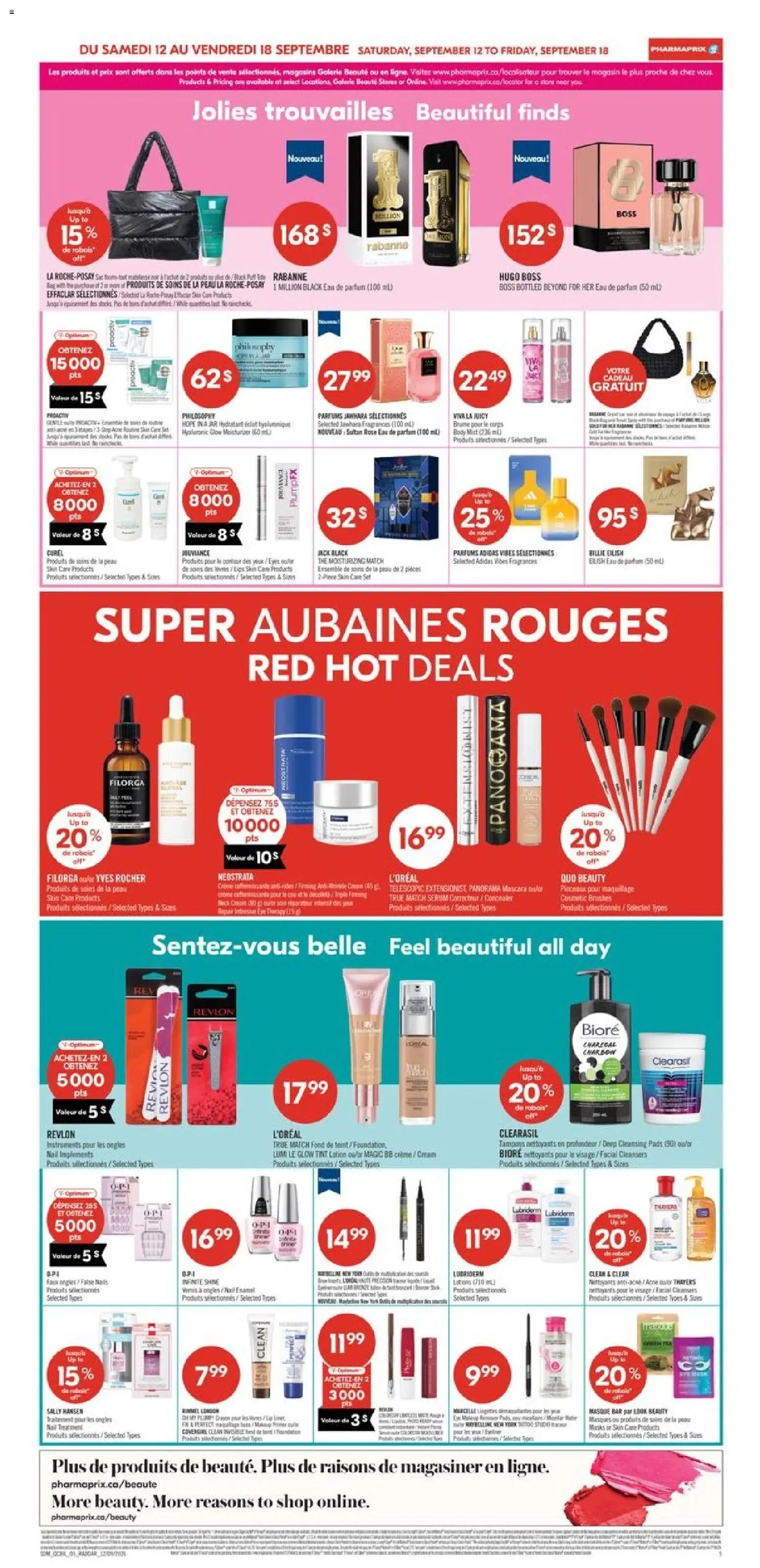 Pharmaprix weekly flyer / circulaire