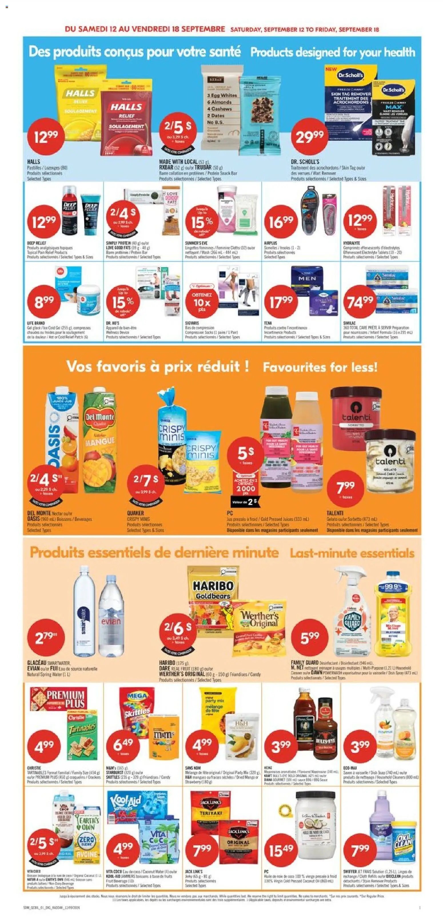 Pharmaprix weekly flyer / circulaire